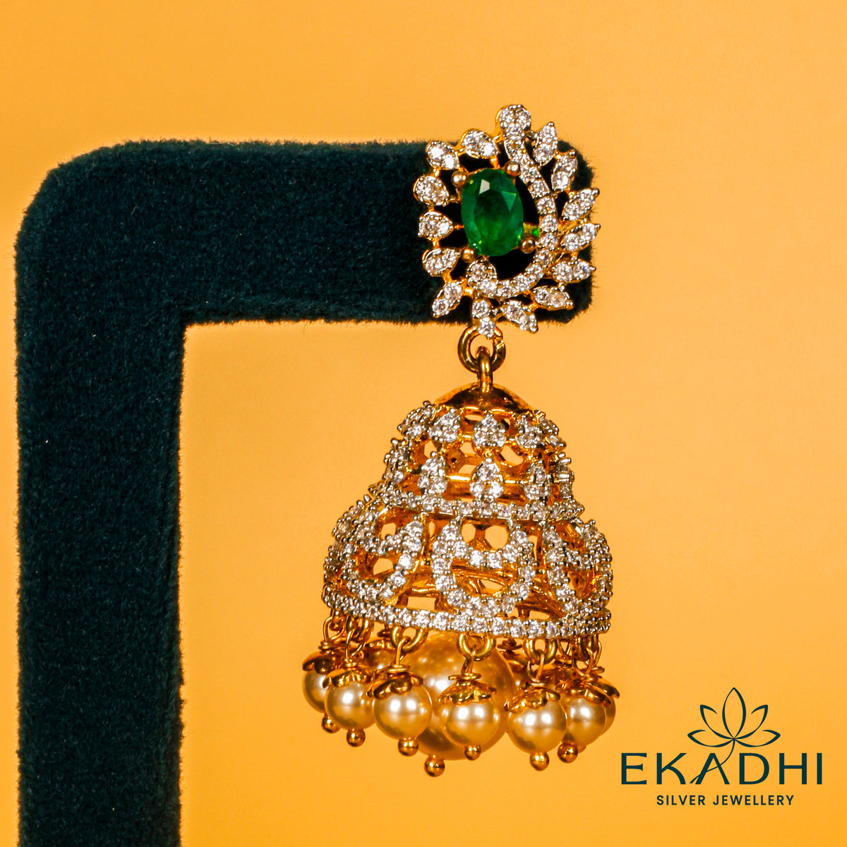 HJ25929 - PREMIUM CZ JHUMKA