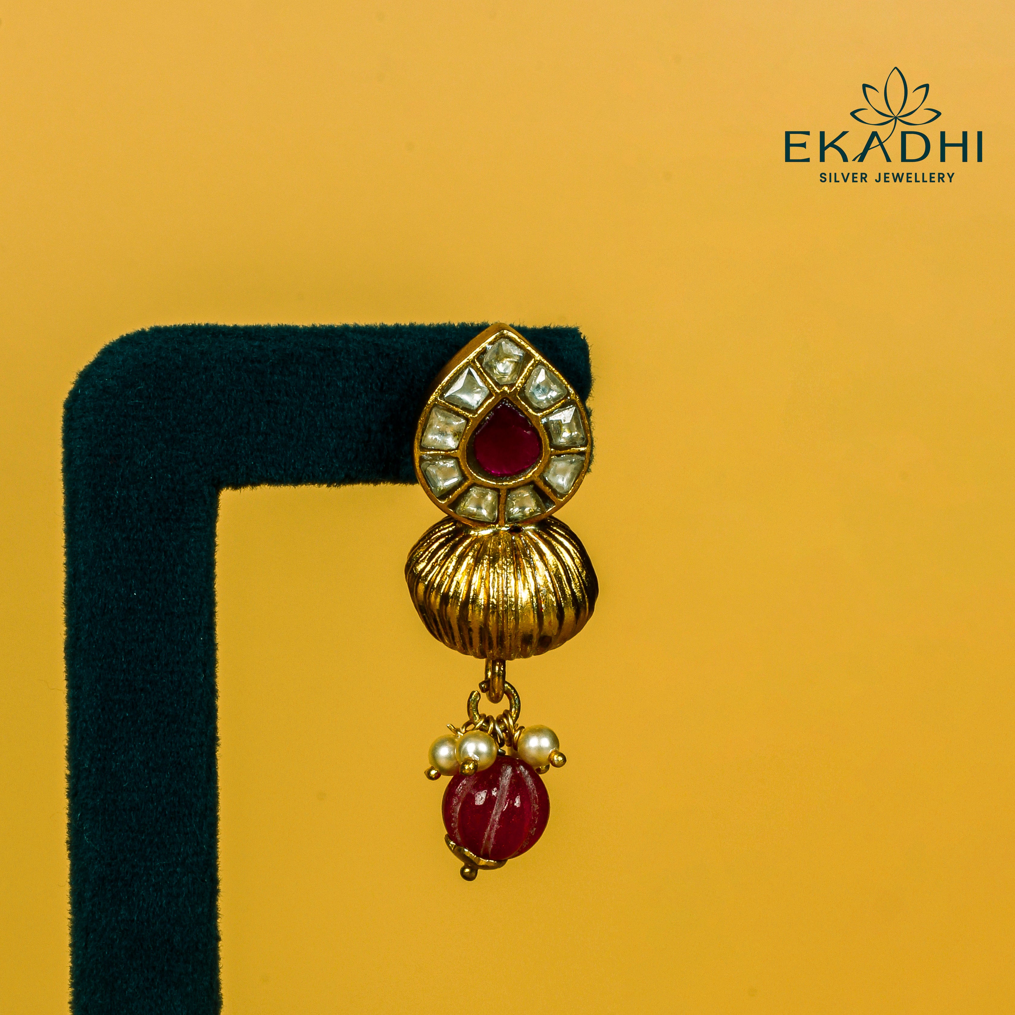 HJ26635 - KUNDAN EARRING