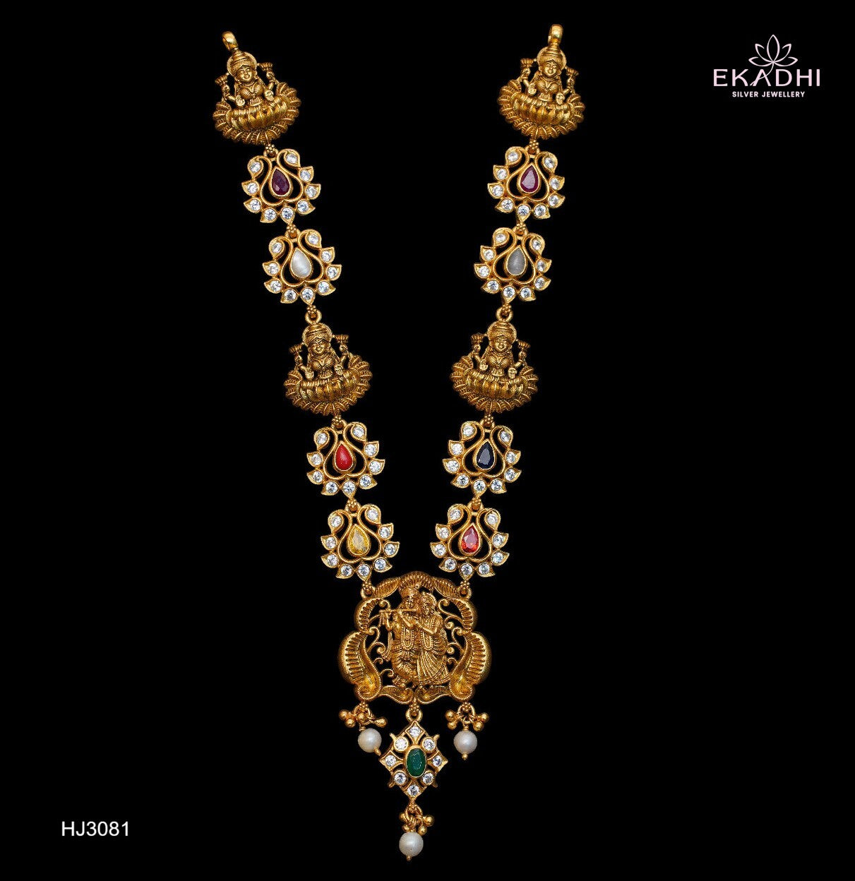 HJ3081-Nakshi CZ Necklace