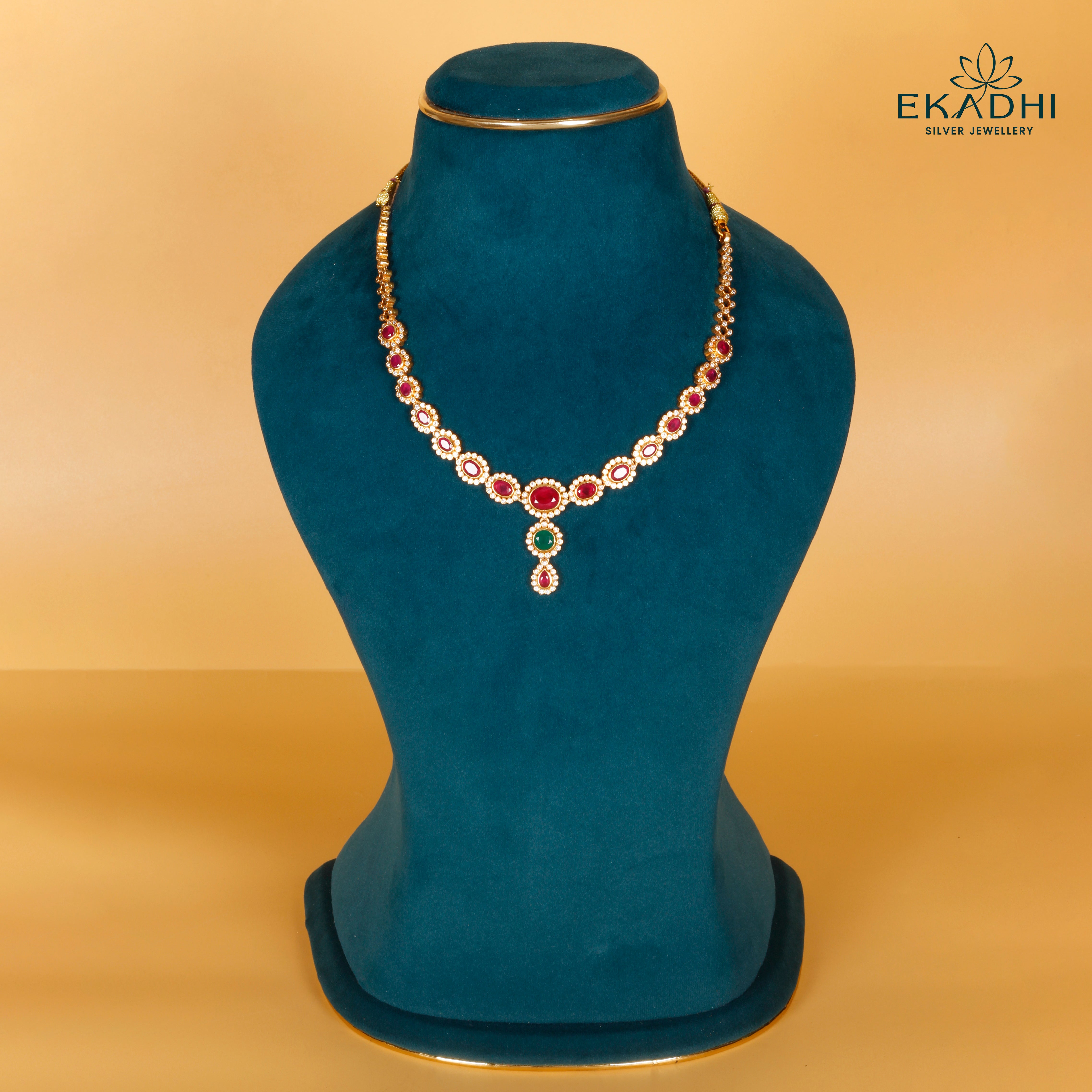 HJ3096 - NAKSHI CZ NECKLACE