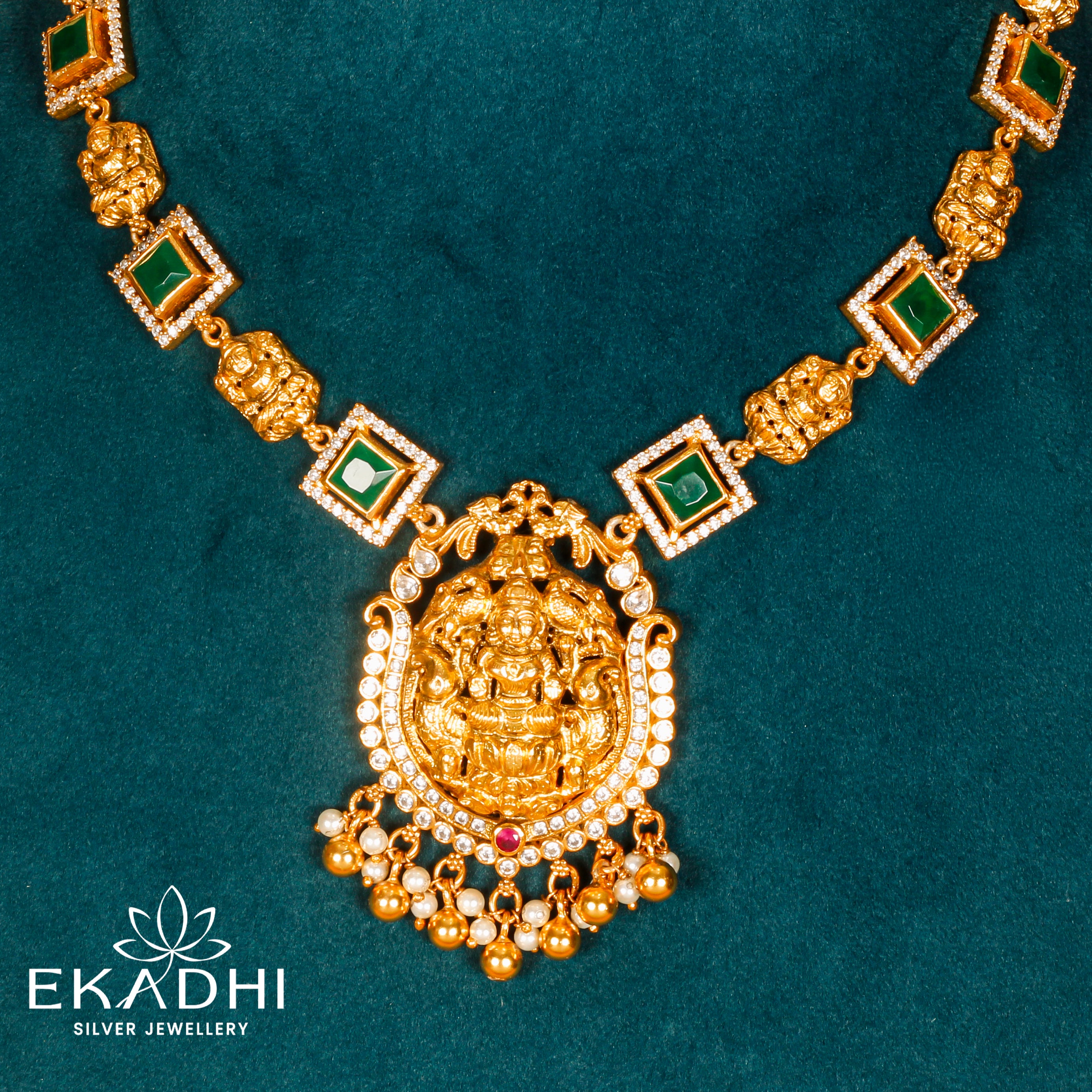 HJ3108 - NAKSHI CZ NECKLACE