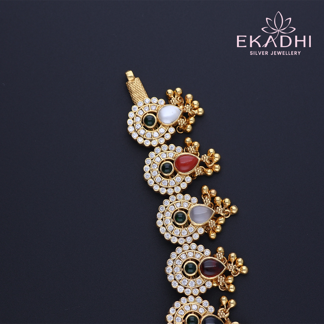 HJ3117 – Nakshi Necklace with CZ Detailing