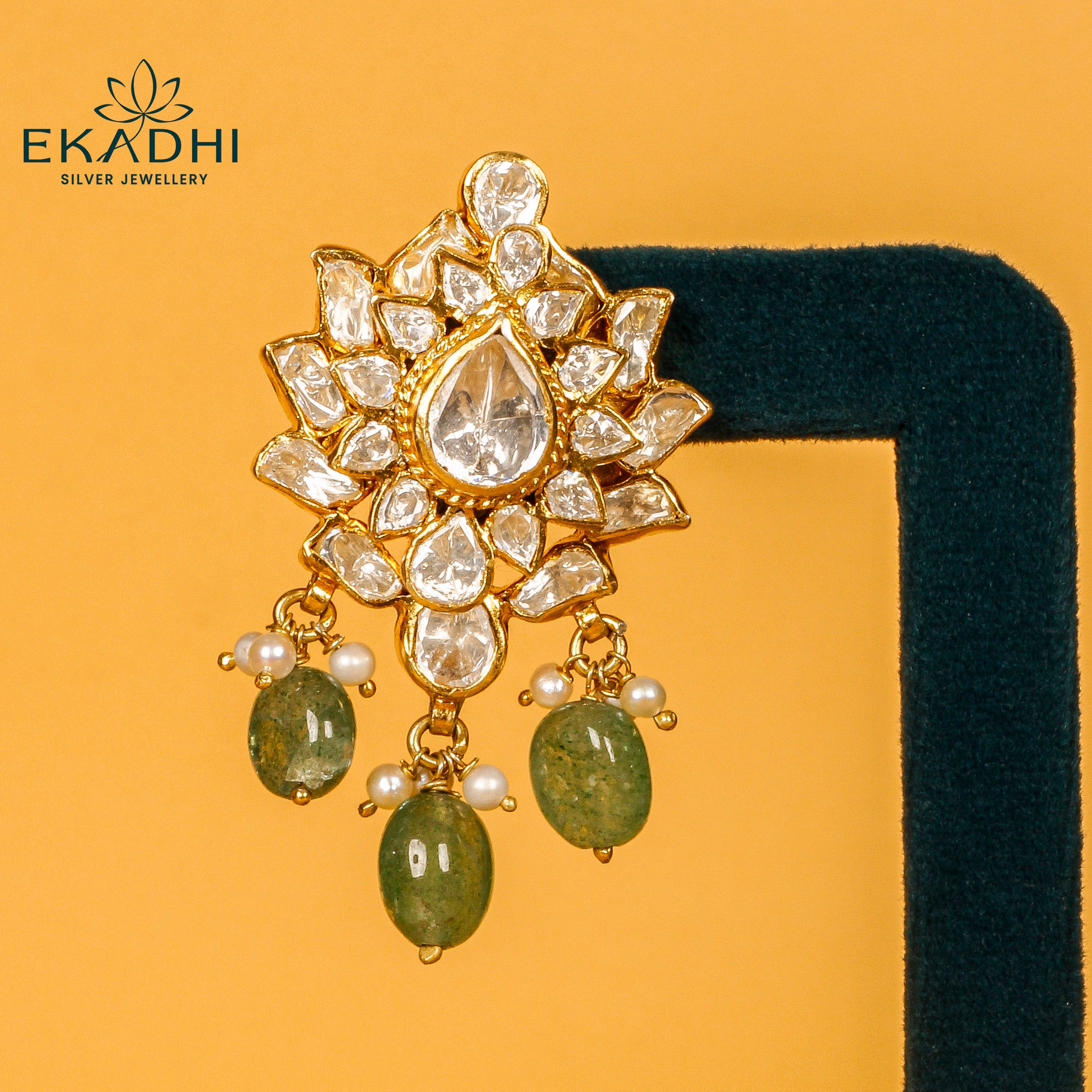 HJ32446 - MOISSANITE EARRING
