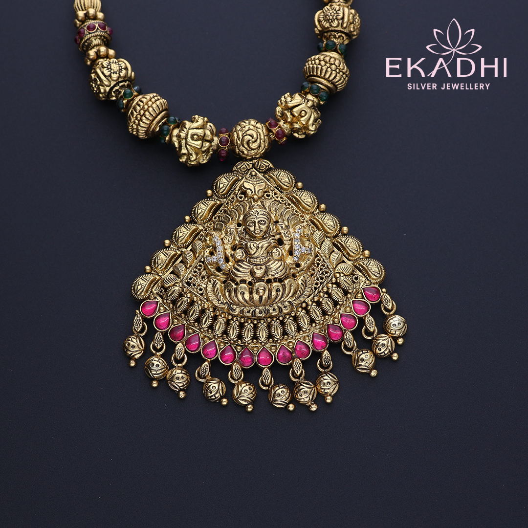 HJ3245 – Short Nakshi Necklace with Pendant