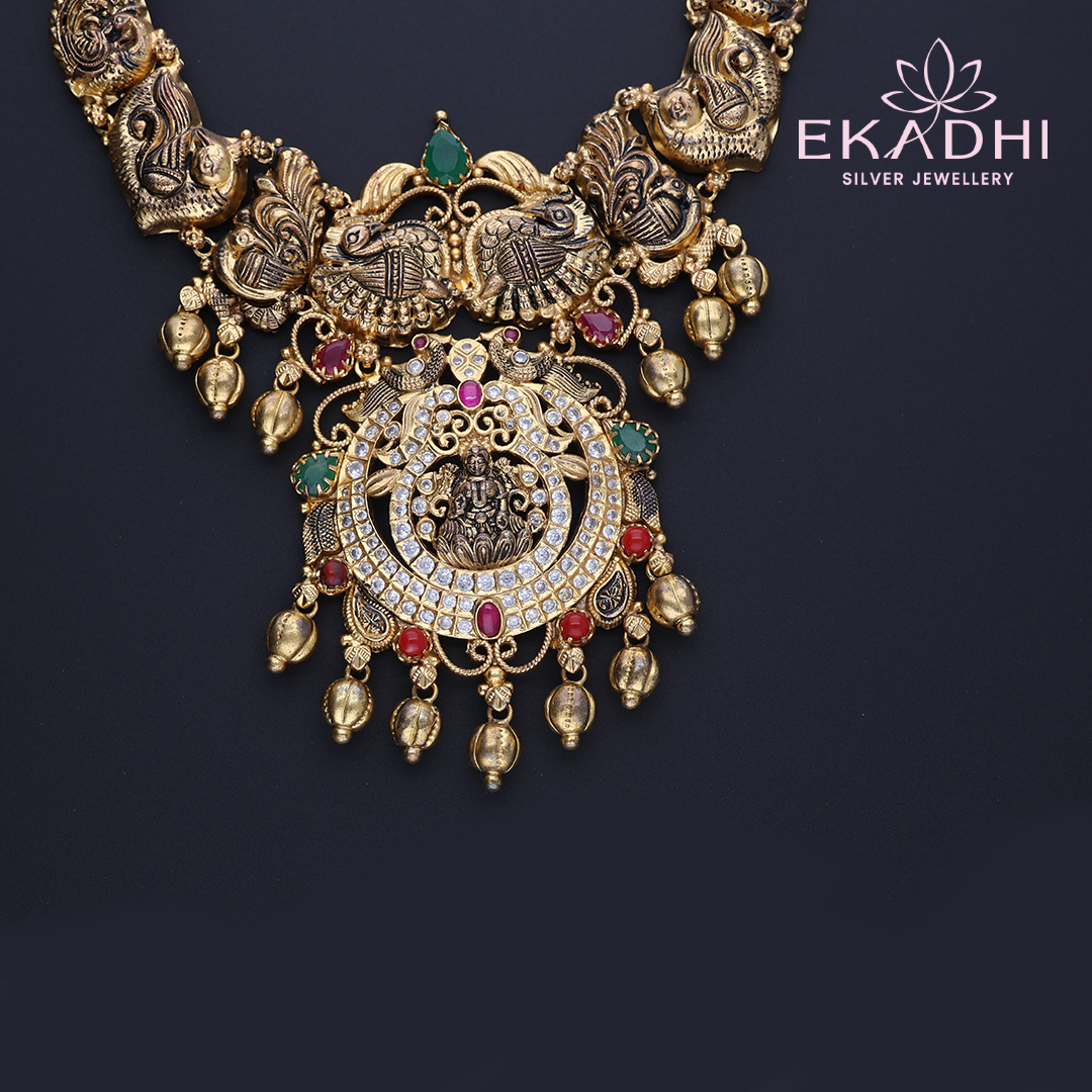 HJ3248 – High-Detail Bridal Nakshi Necklace