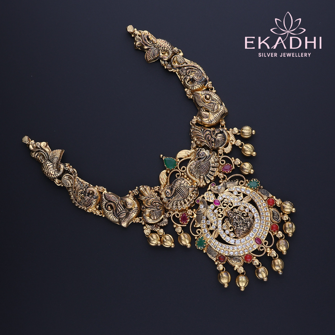 HJ3248 – High-Detail Bridal Nakshi Necklace