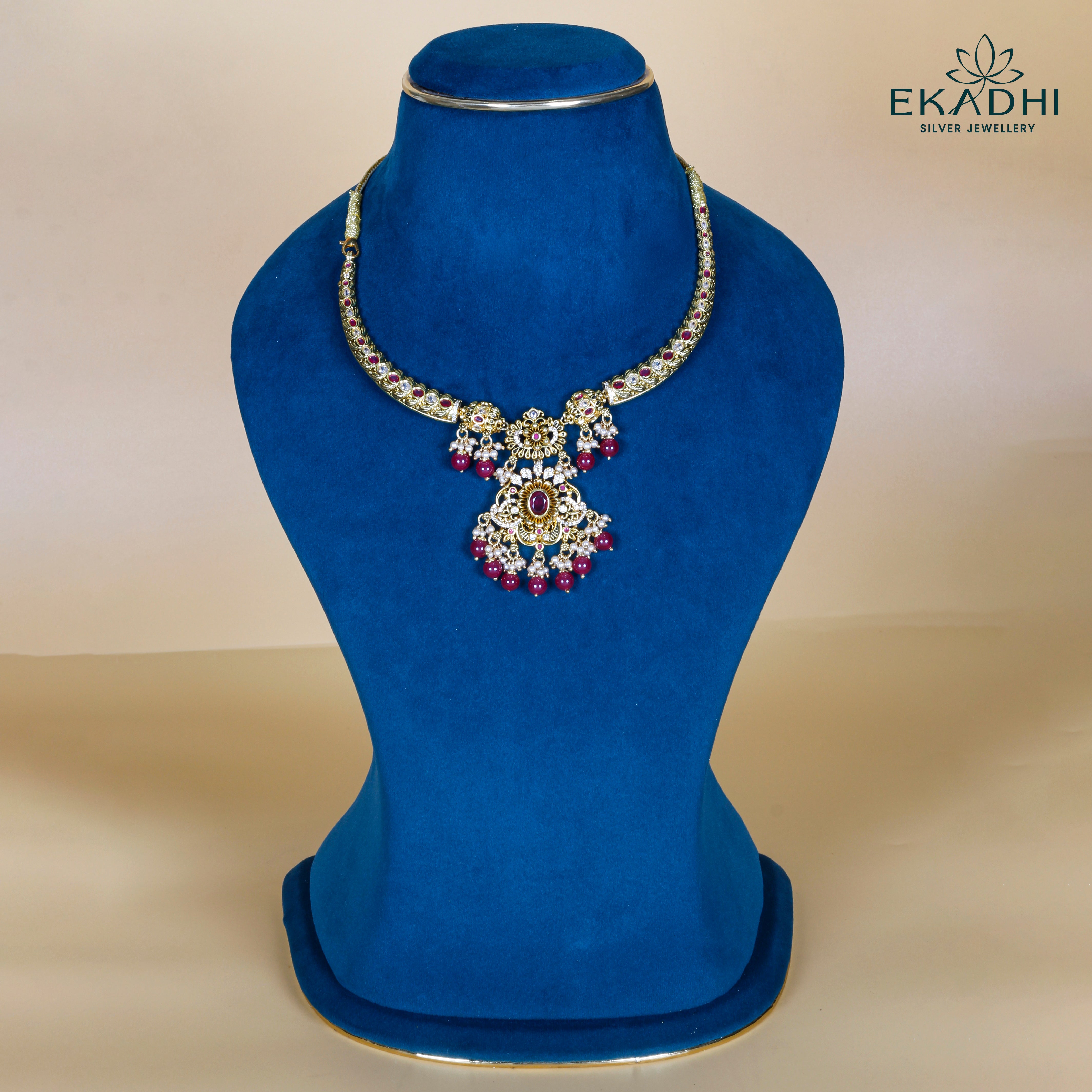 HJ33002 β NAKSHI CZ NECKLACE