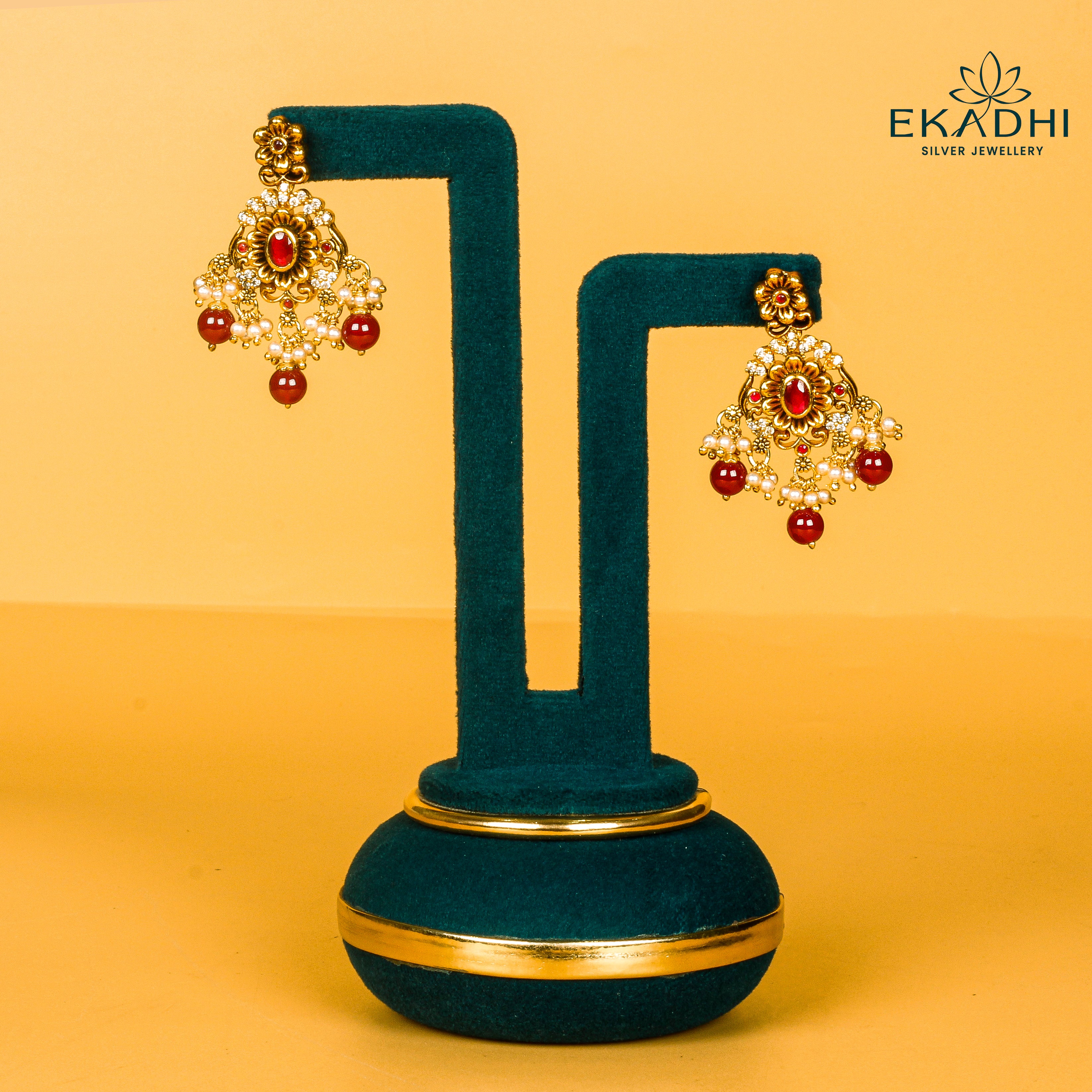 HJ30330 - NAKSHI CZ EARRING