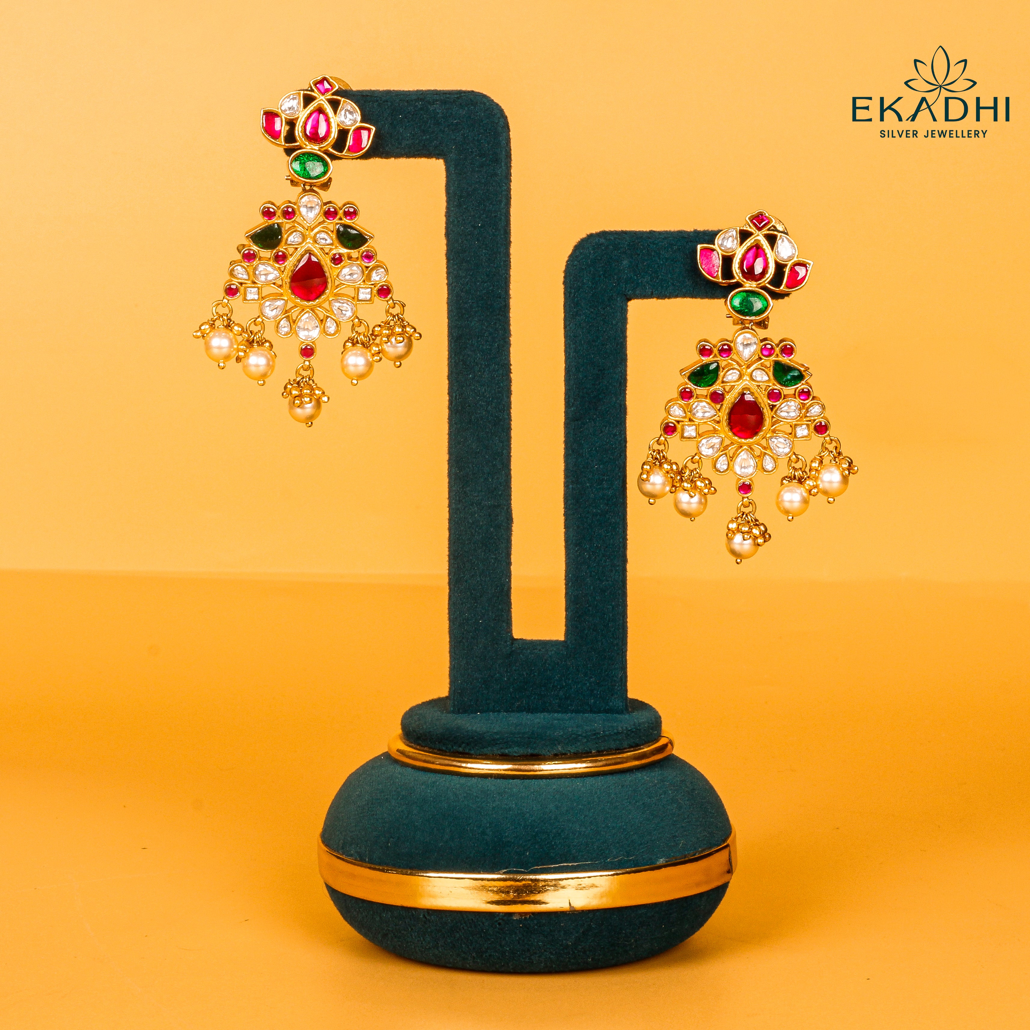 HJ33301 - KUNDAN EARRING