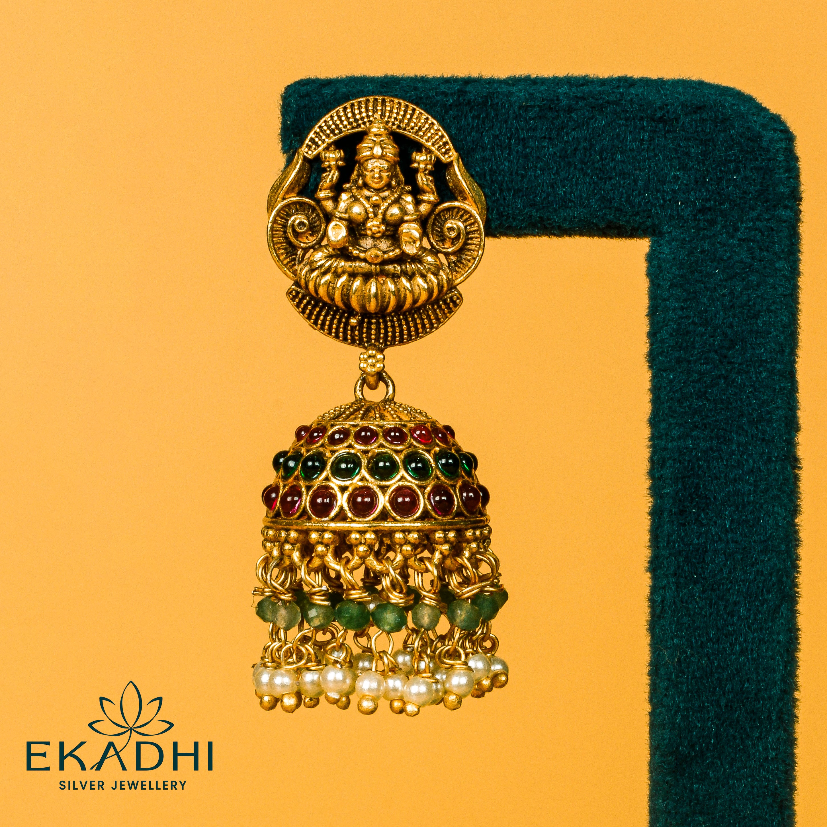 HJ33898 - NAKSHI CZ JHUMKA
