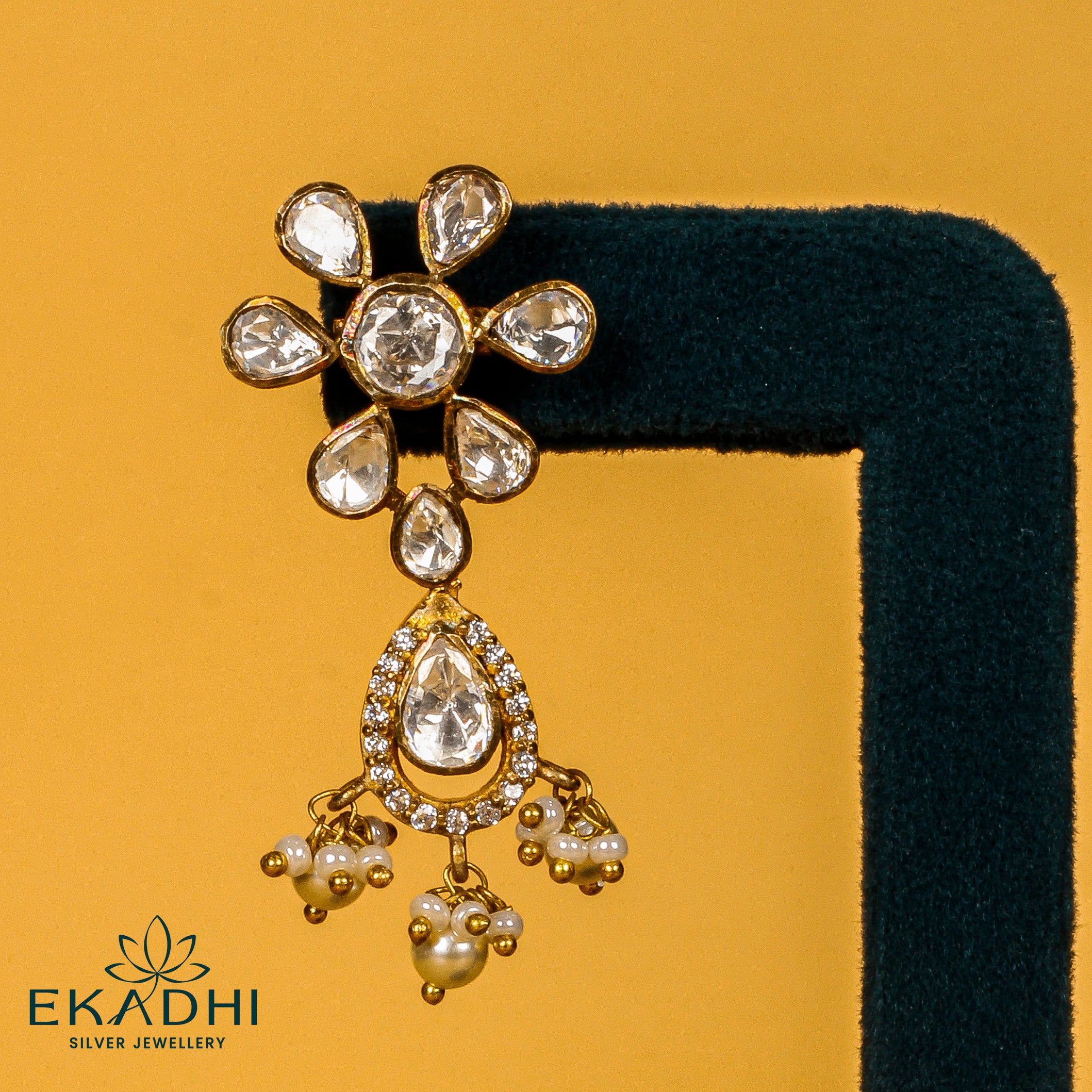 HJ34151 - MOISSANITE EARRING