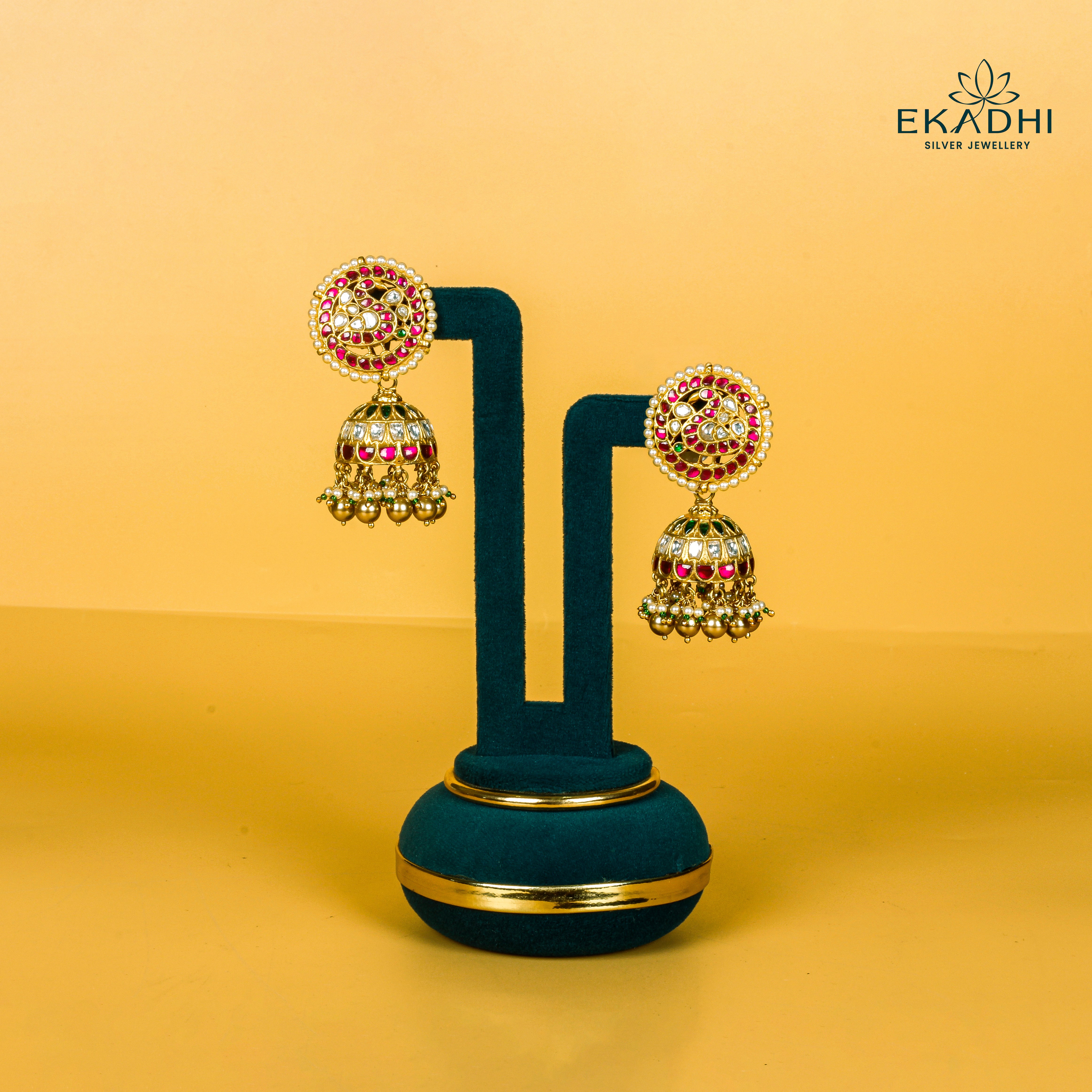 HJ34200 - KUNDAN JHUMKA