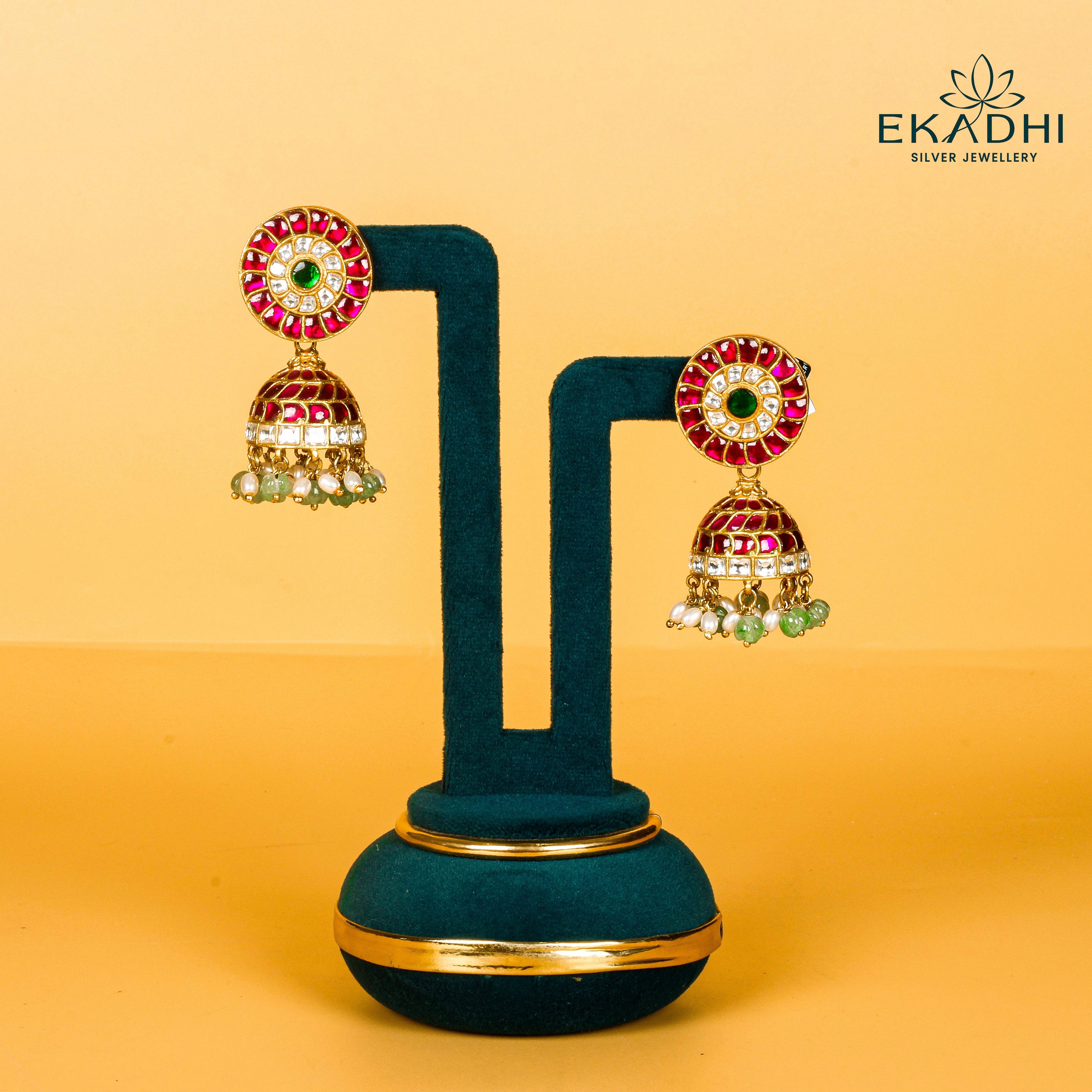 HJ34202 - KUNDAN JHUMKA