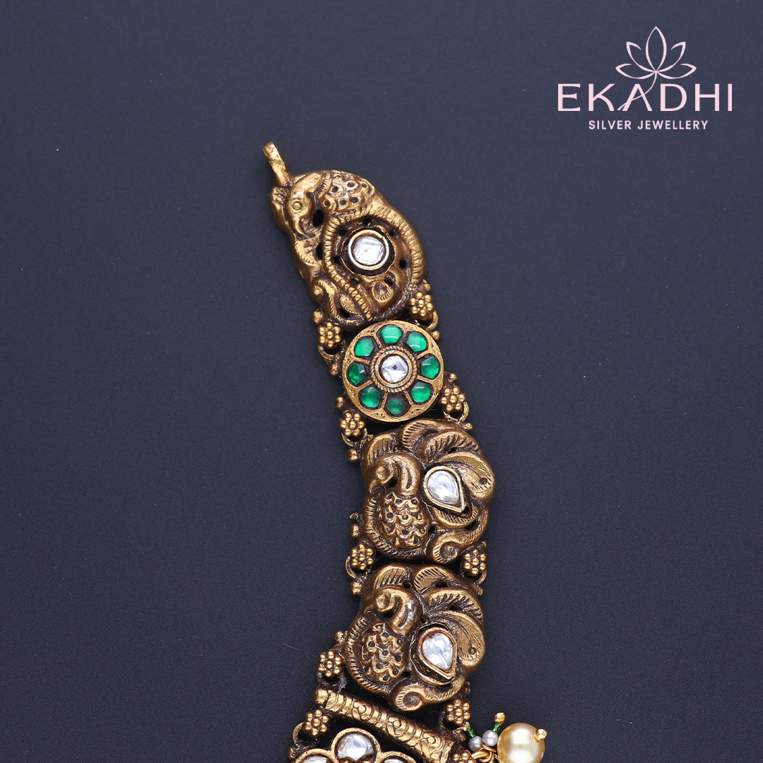 HJ3641 - Nakshi Kundan Necklace