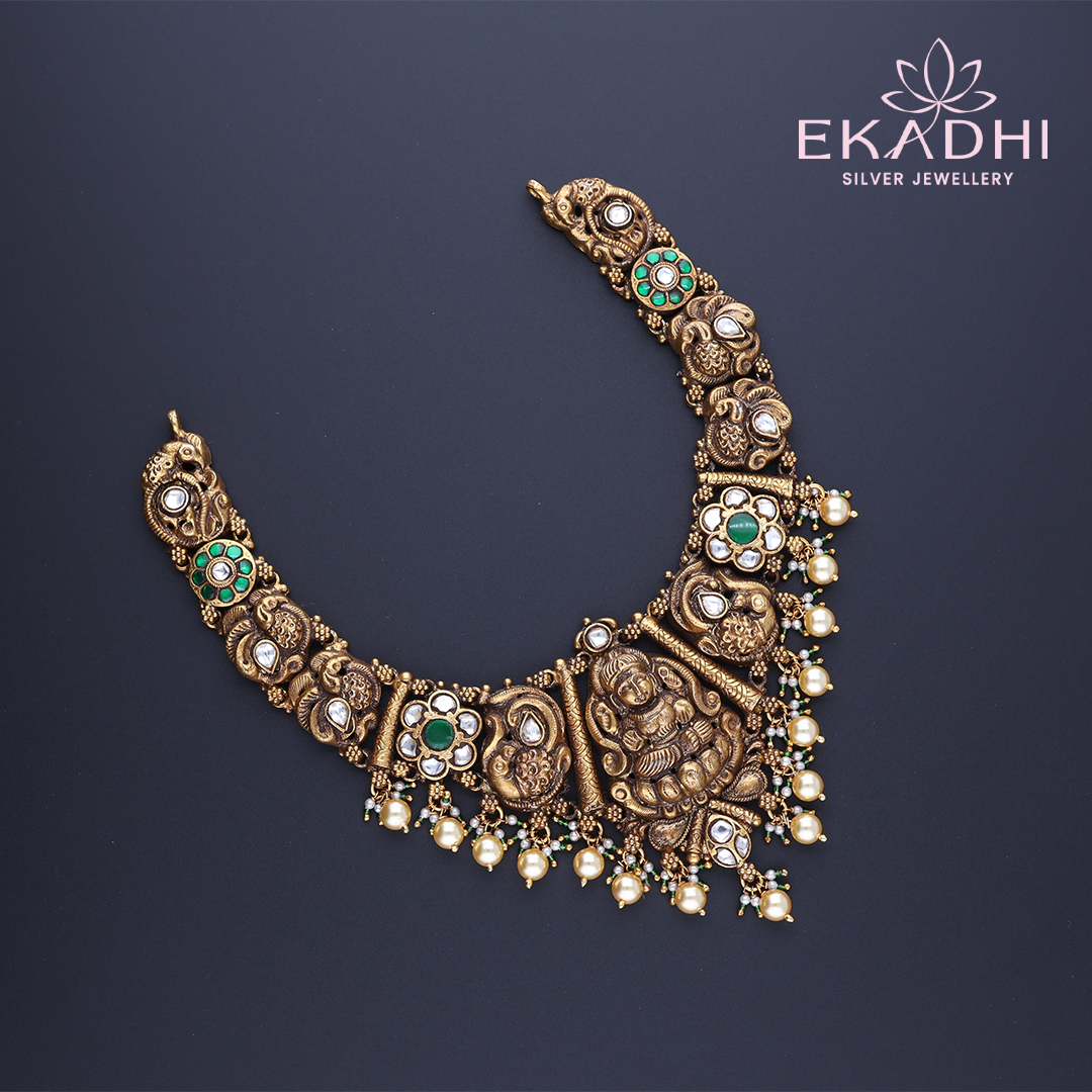 HJ3641 - Nakshi Kundan Necklace