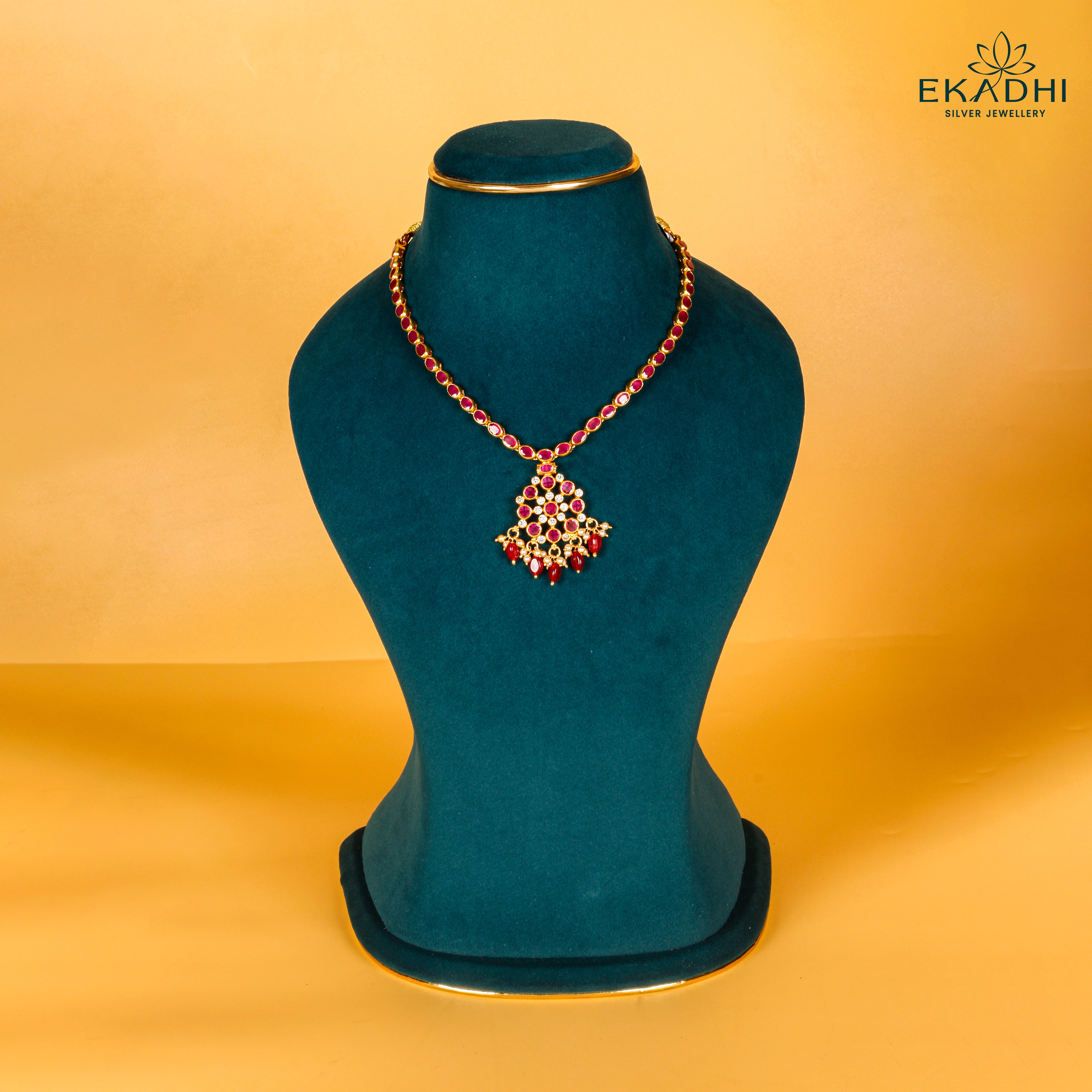 HJ3727 - NAKSHI CZ NECKLACE