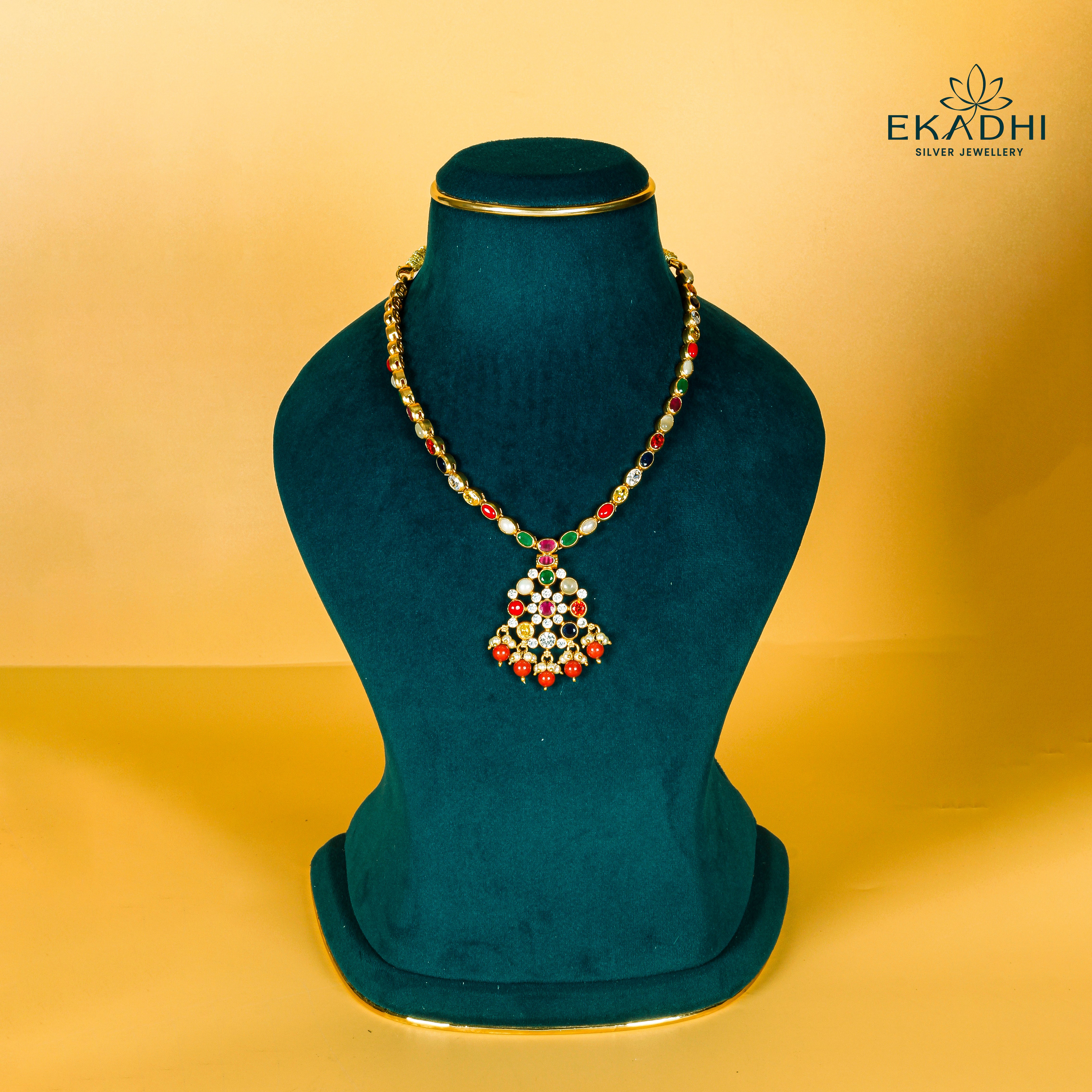 HJ3744 - NAKSHI CZ NECKLACE