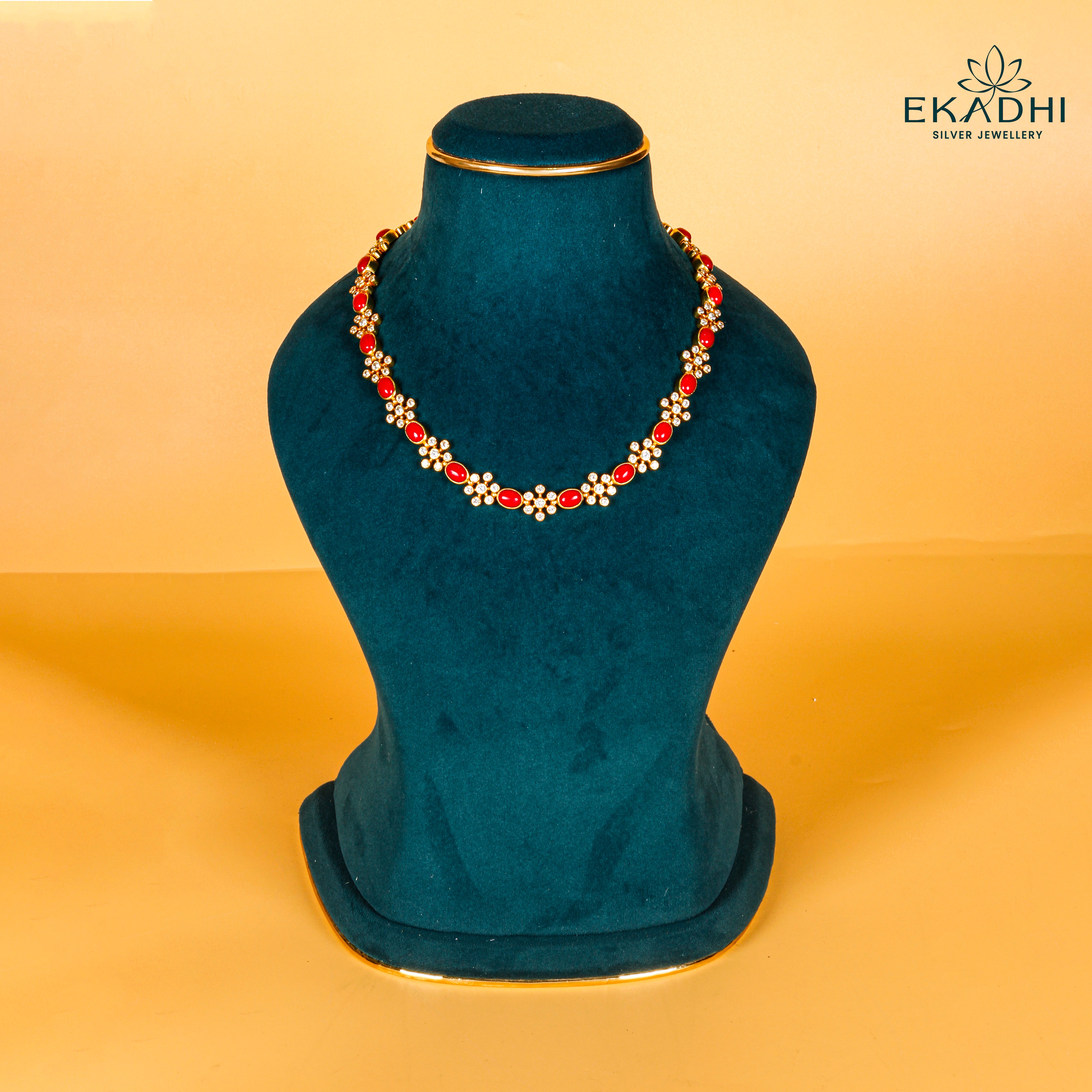HJ38330 - NAKSHI CZ NECKLACE