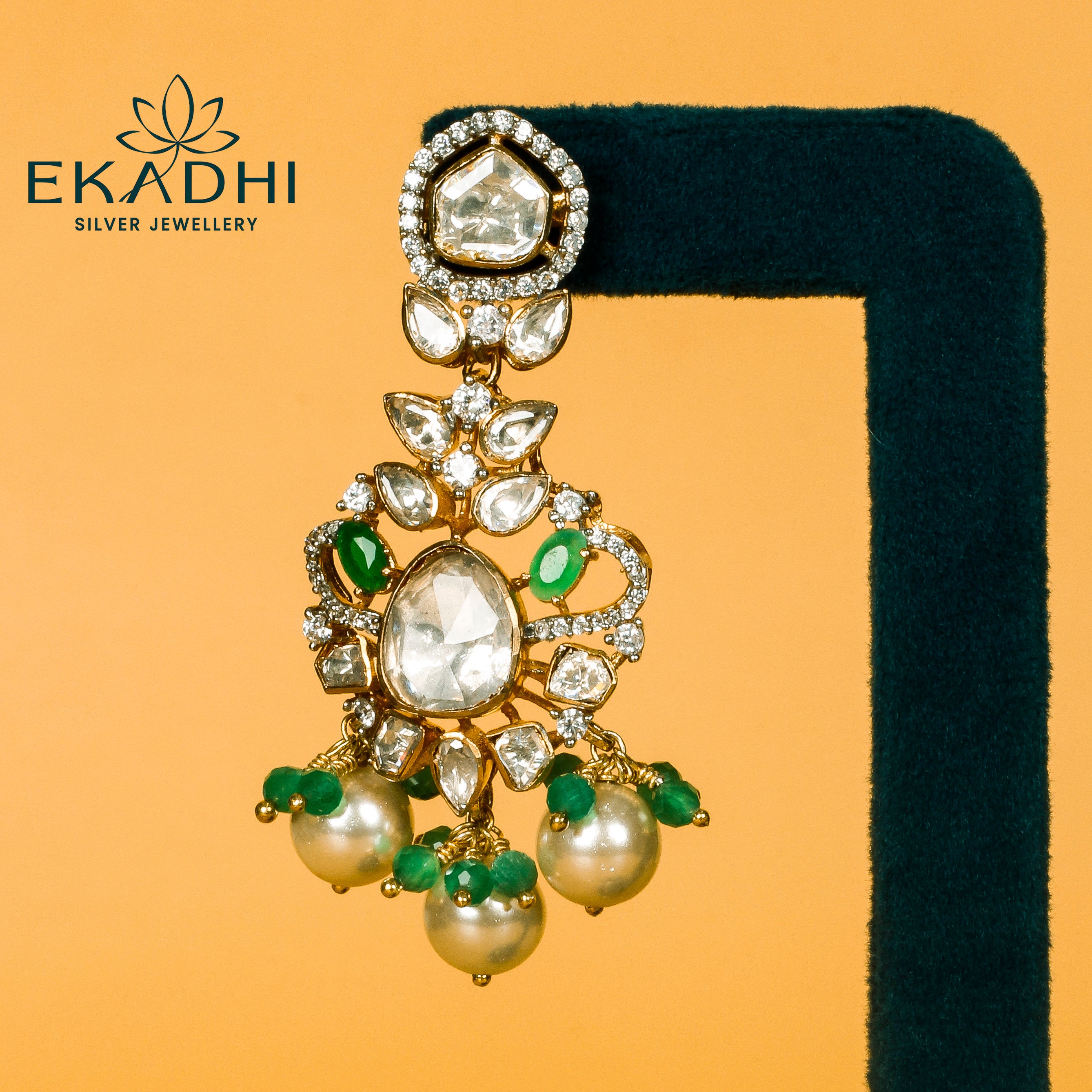 HJ41395 - VICTORIAN EARRING