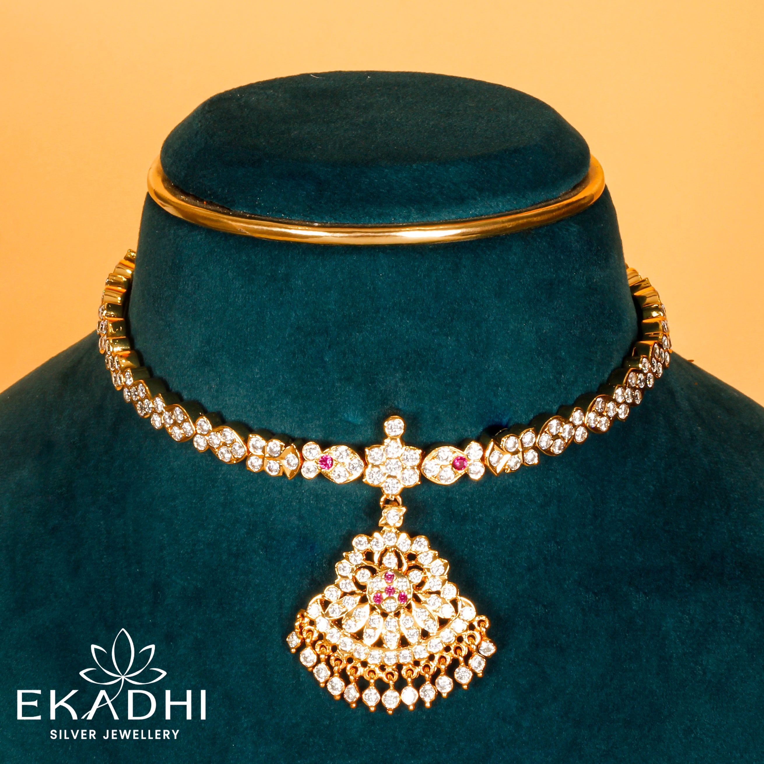 HJ41400 - NAKSHI CZ CHOKER