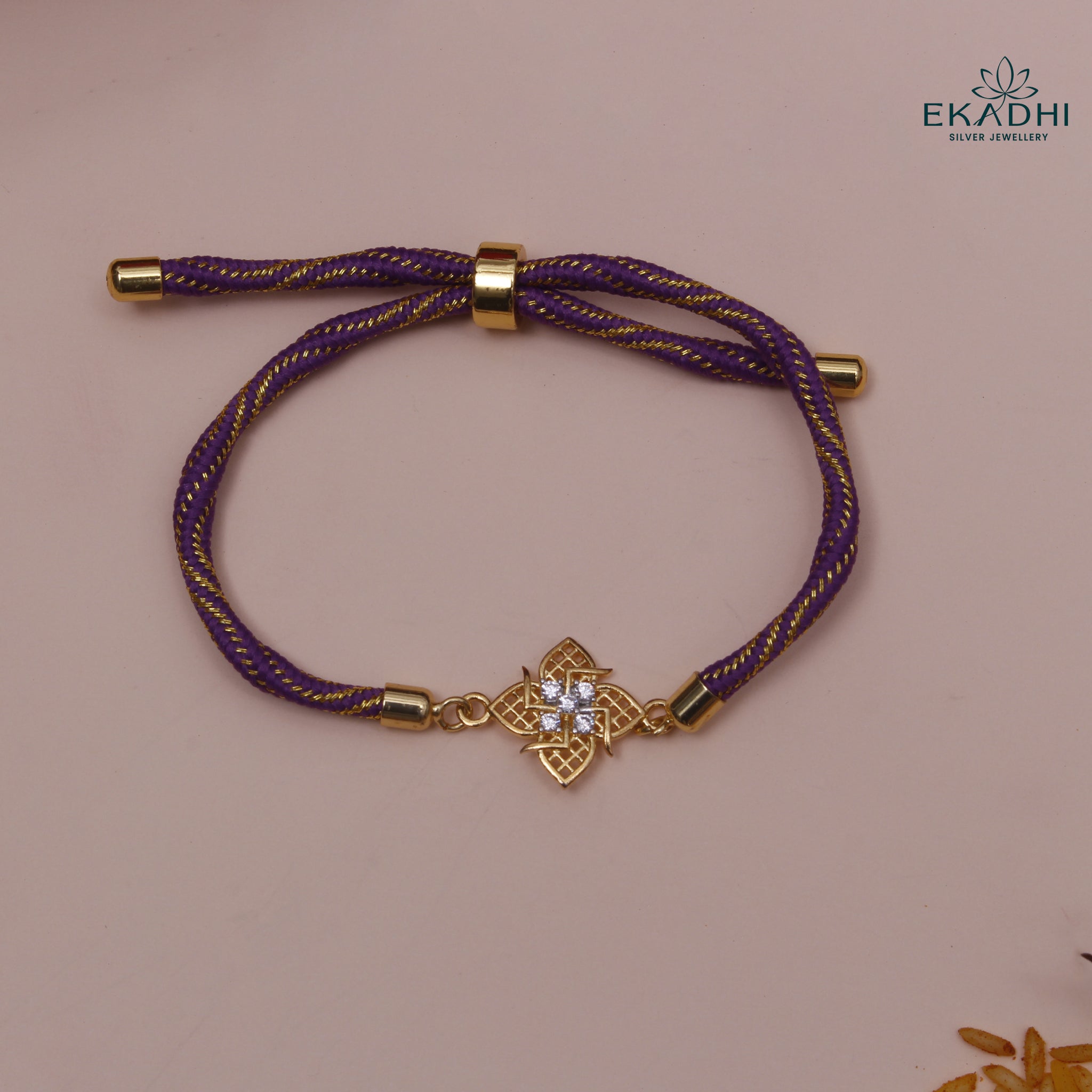 HJ49163 - SILVER RAKHI