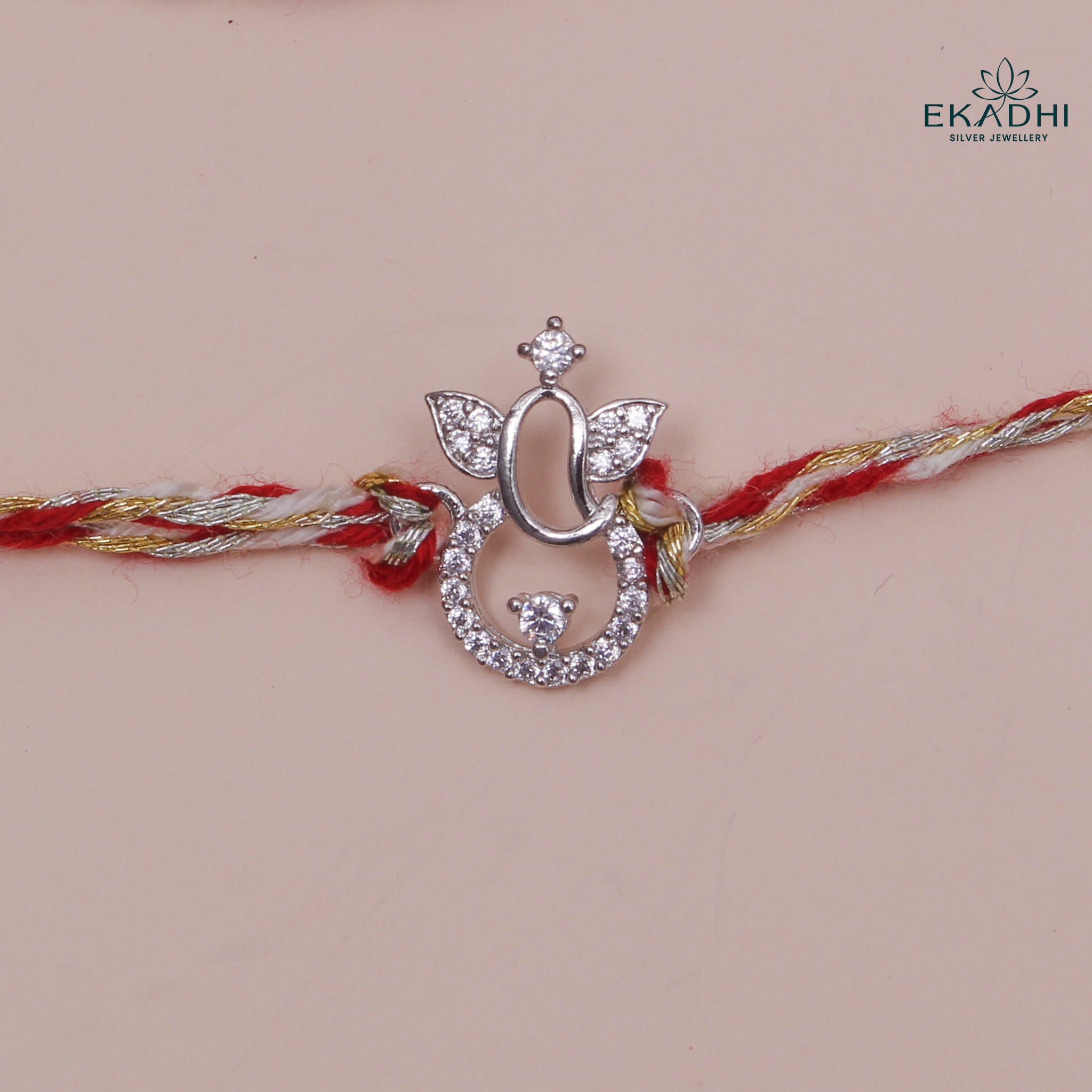 HJ49192 - SILVER RAKHI
