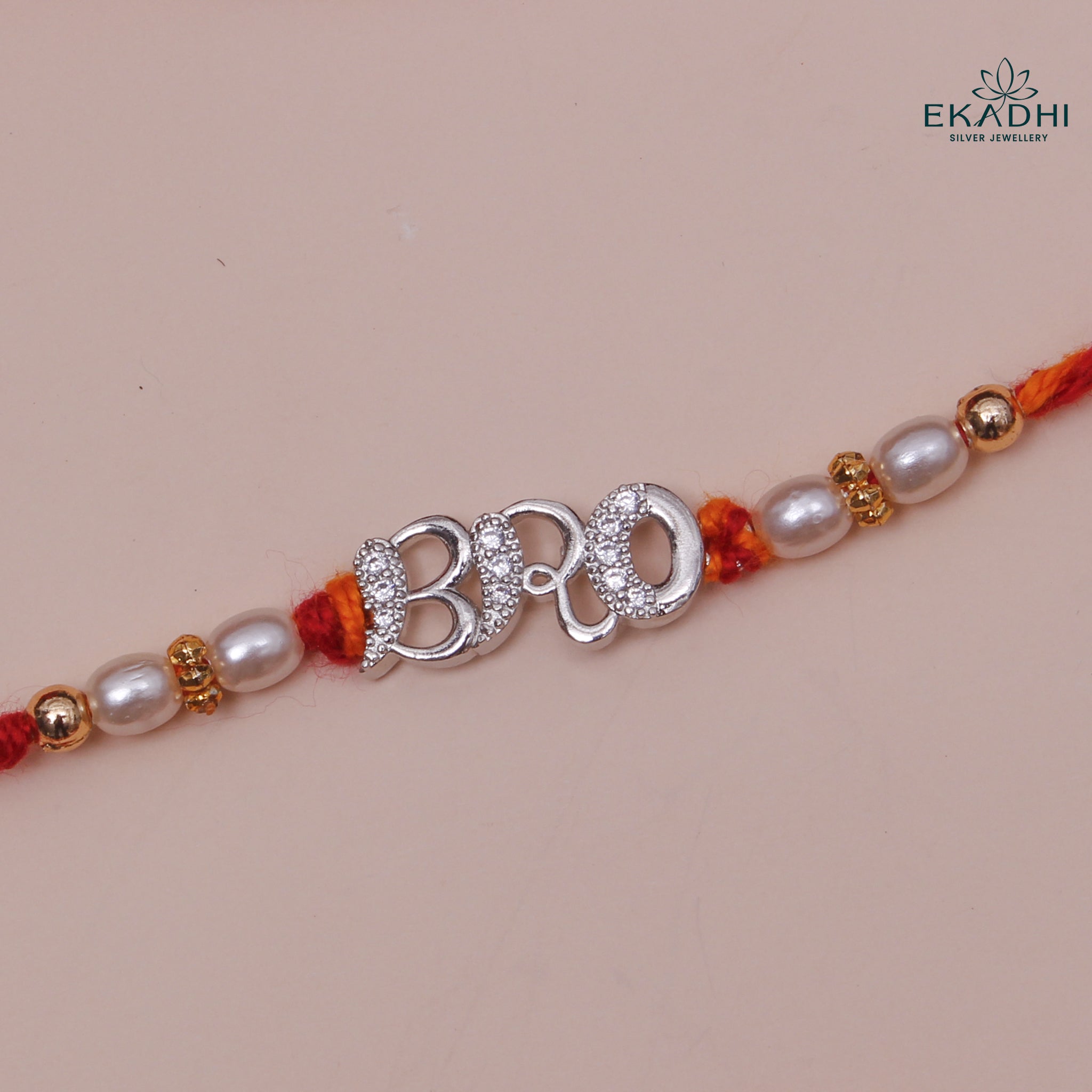 HJ49401 - Silver Rakhi