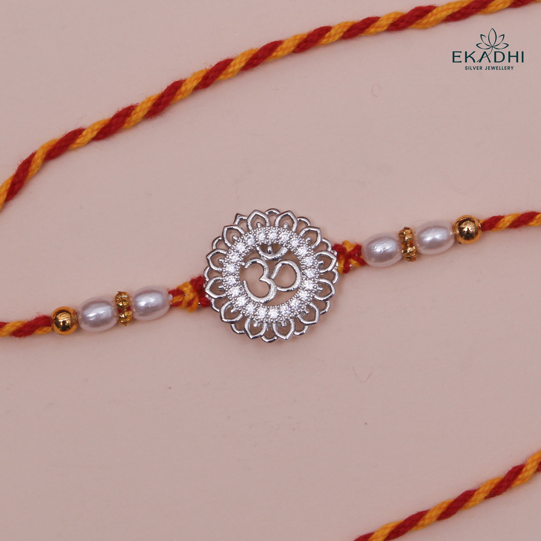 HJ49414 - SILVER RAKHI
