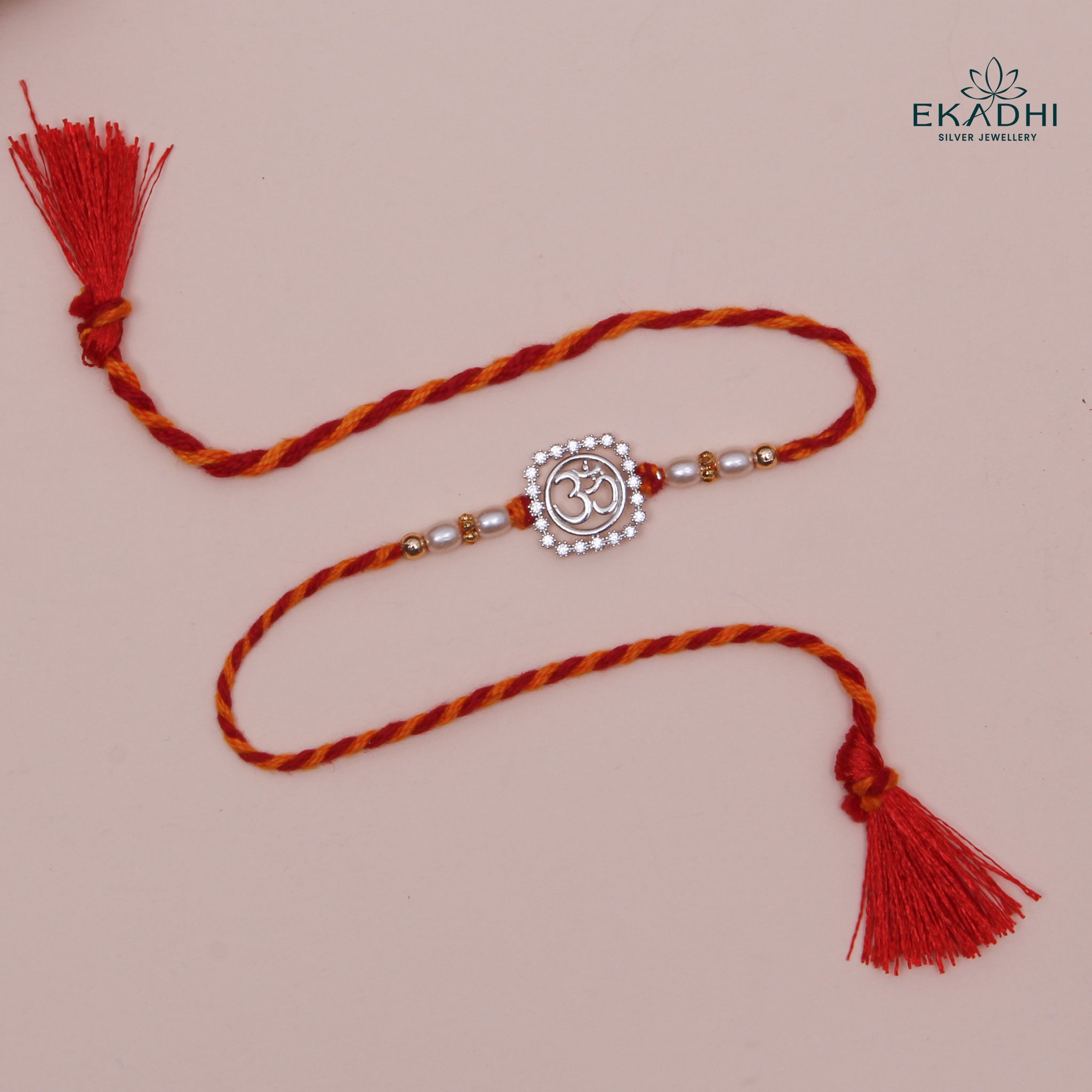 HJ49425 - SILVER RAKHI