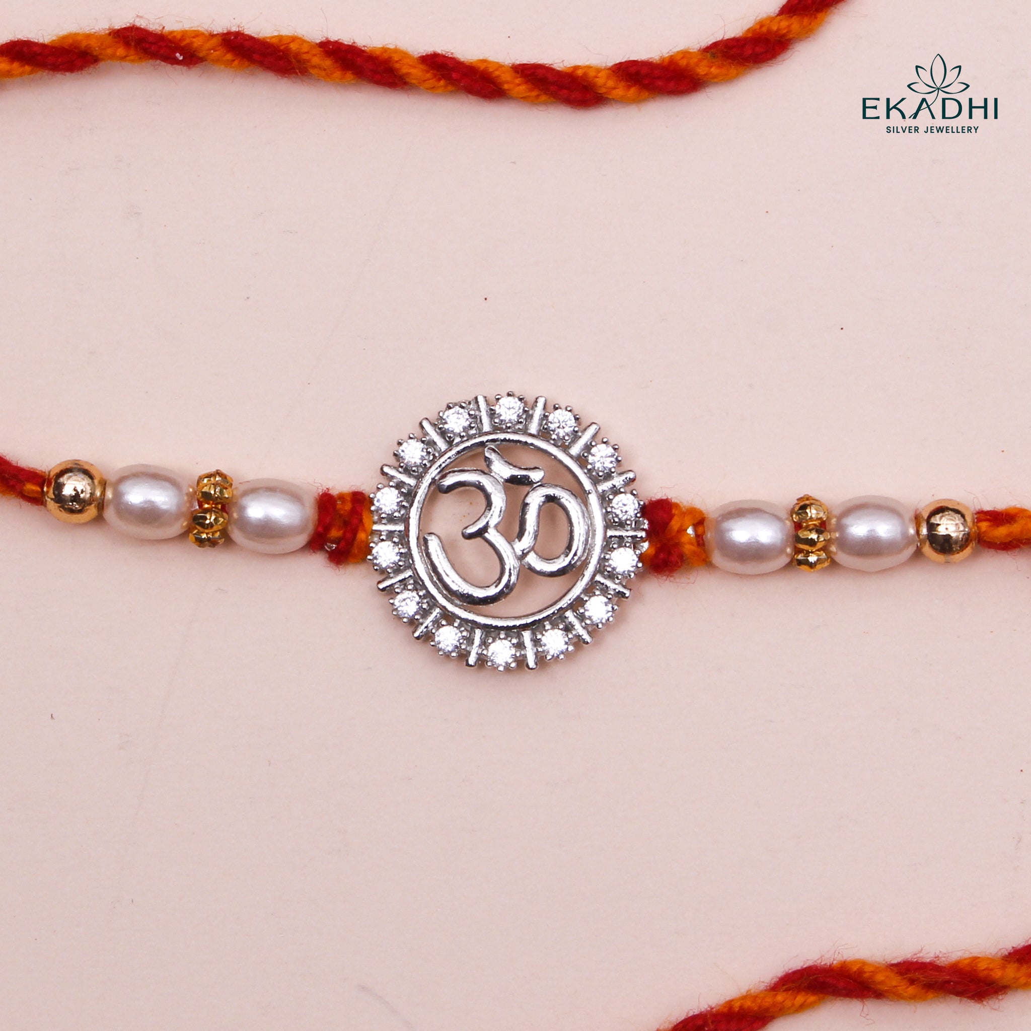 HJ49461 - SILVER RAKHI