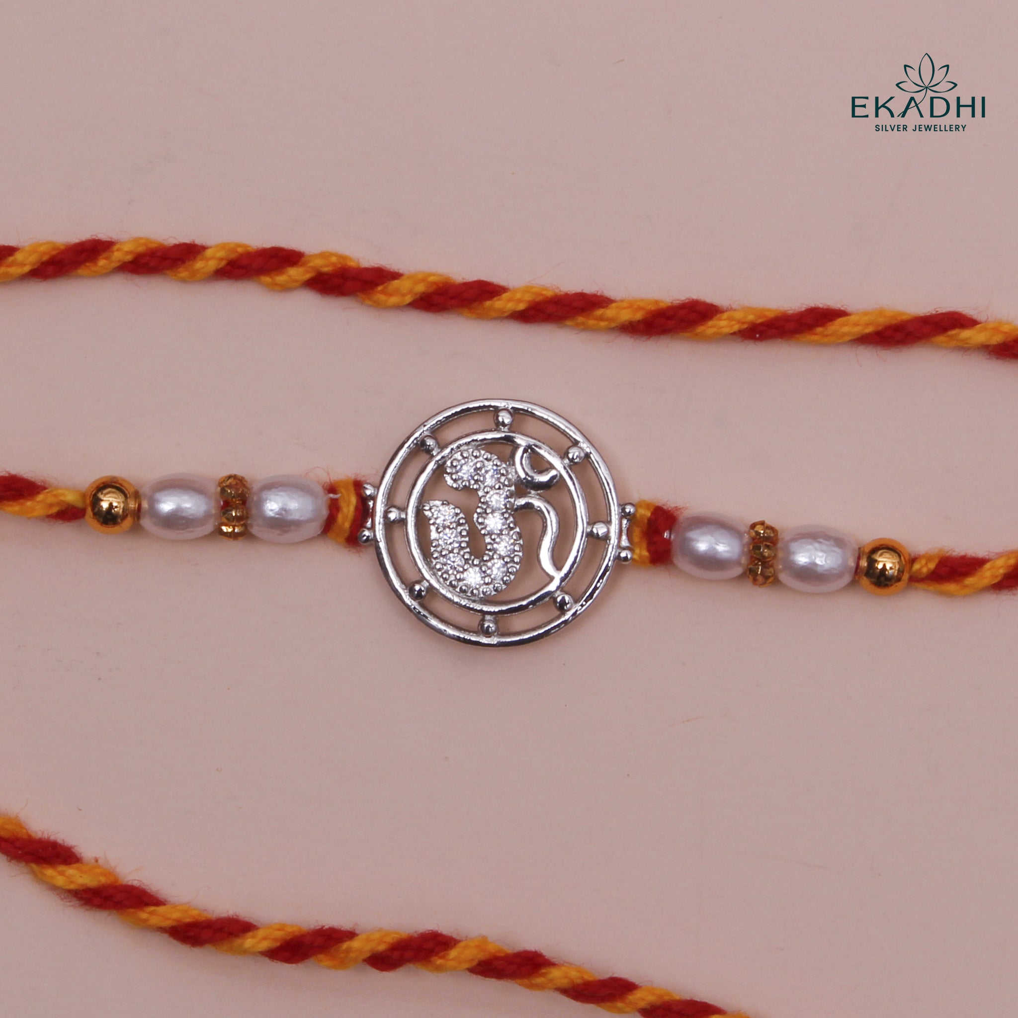 HJ49476 - SILVER RAKHI