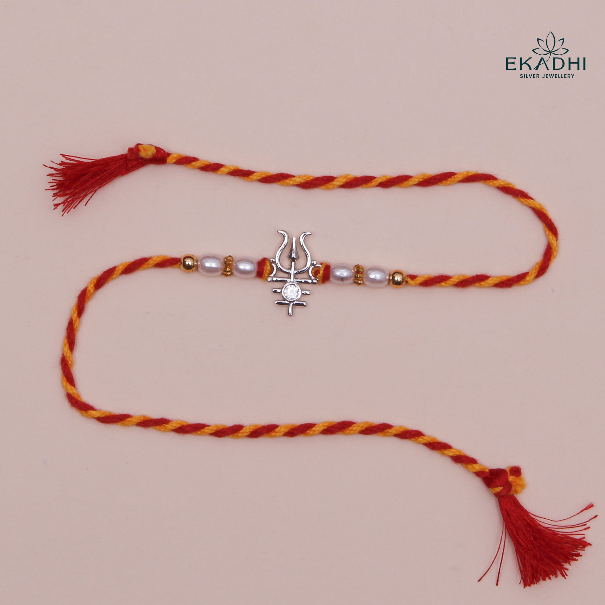 HJ49485 - SILVER RAKHI