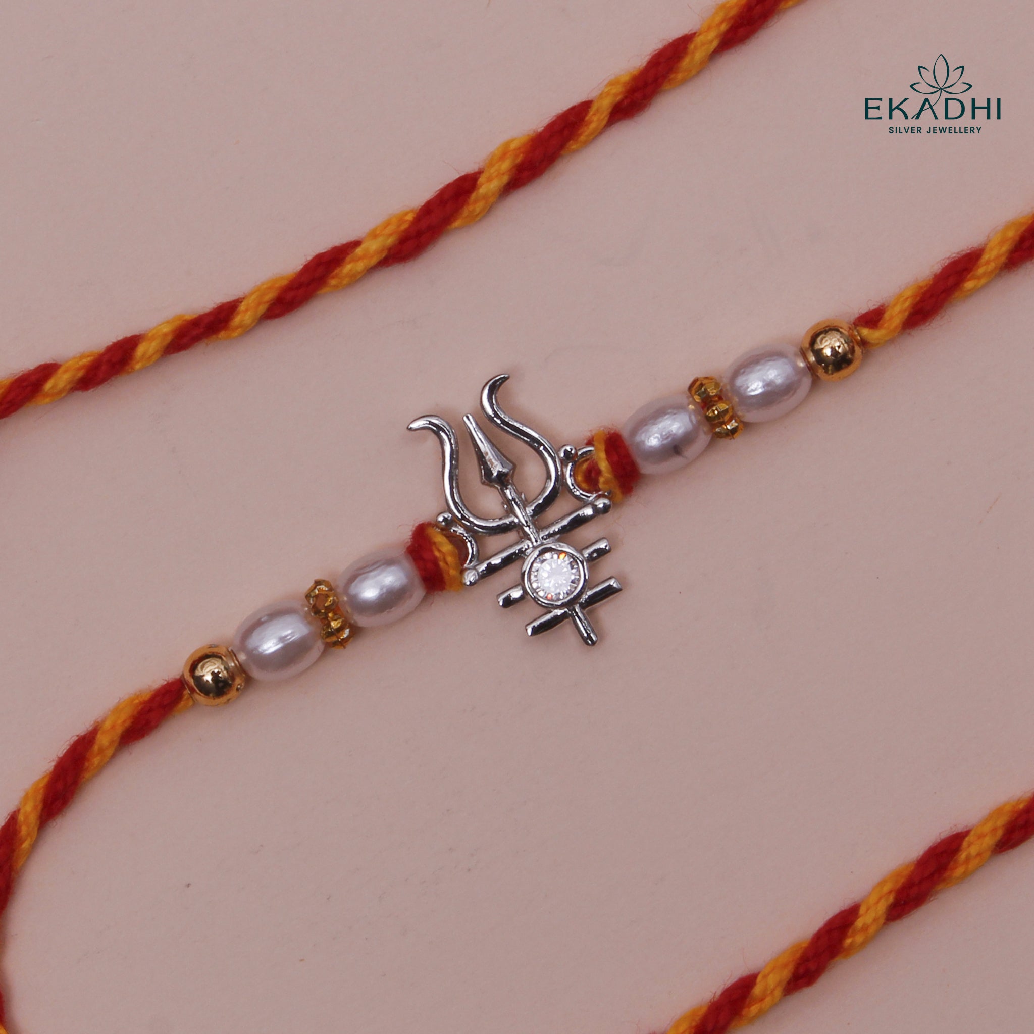 HJ49485 - SILVER RAKHI
