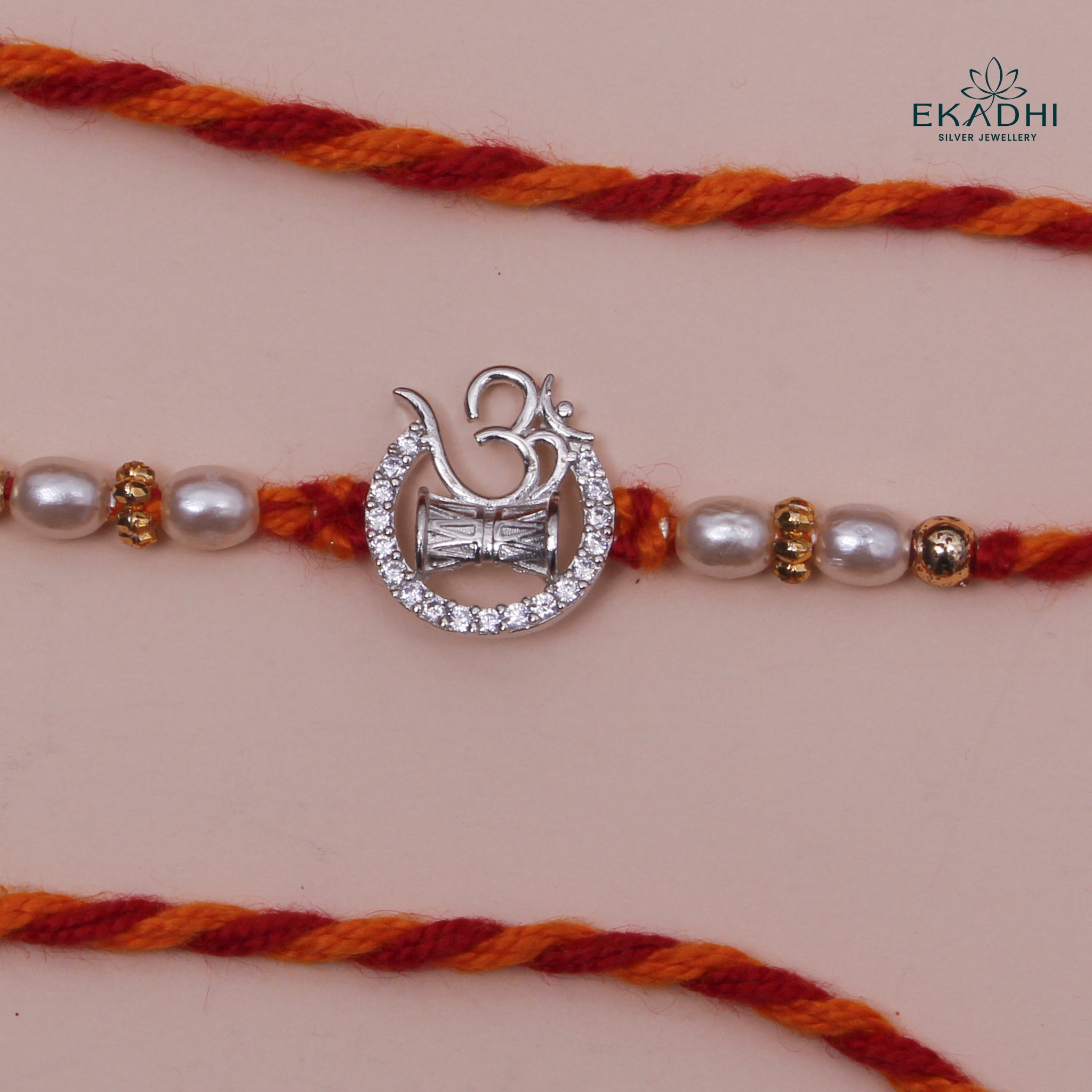 HJ49511 - SILVER RAKHI
