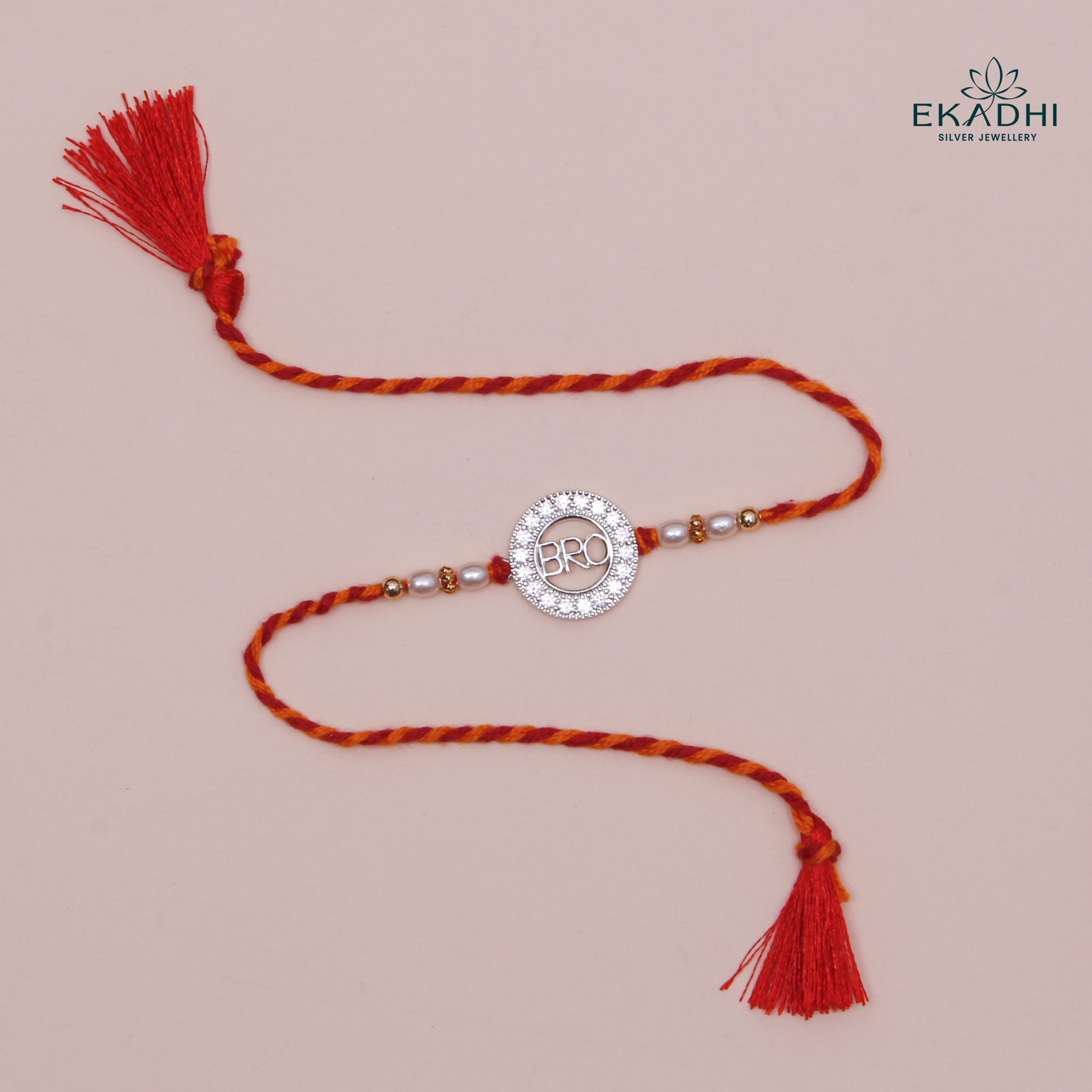 HJ49529 - SILVER RAKHI