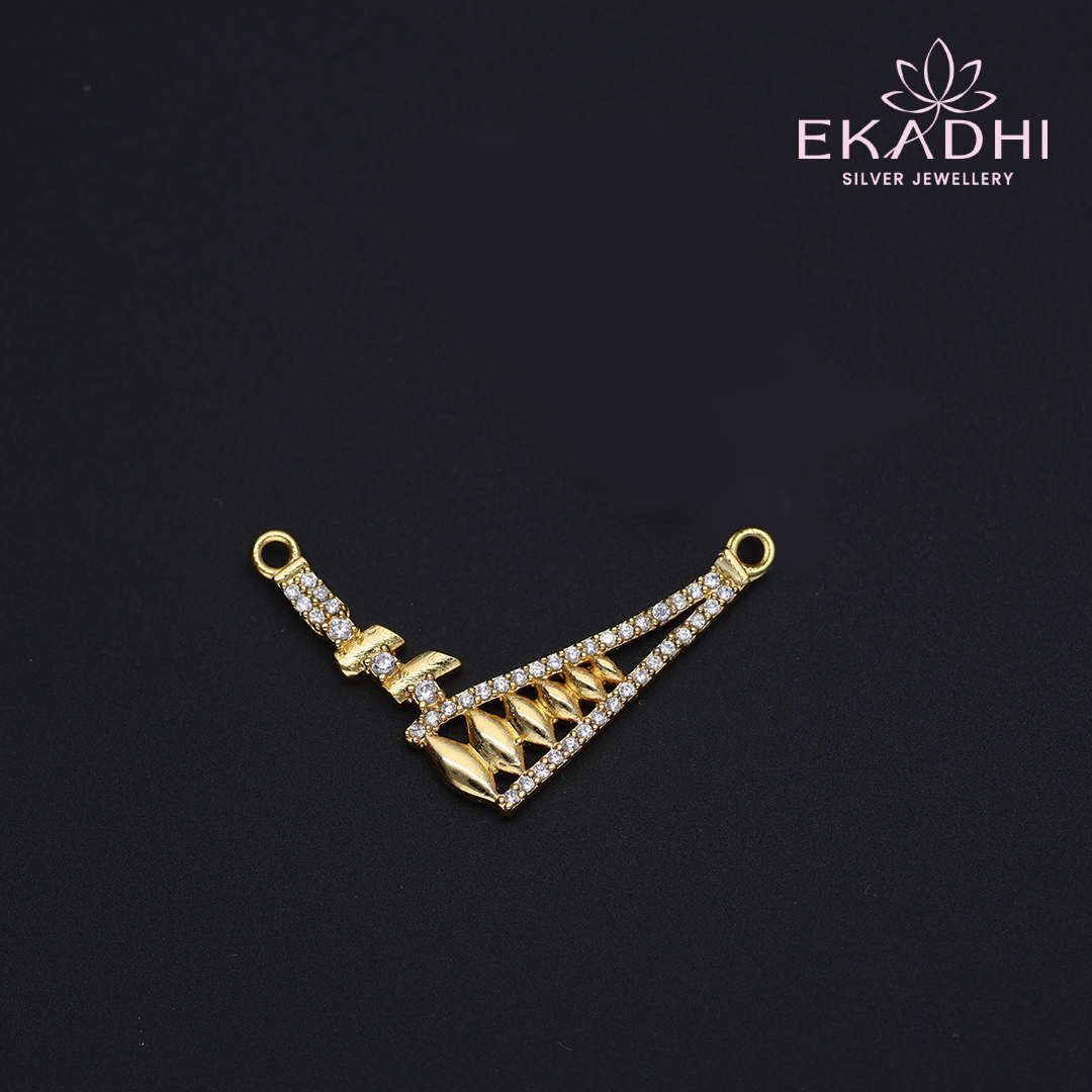 HJ5691 - CZ Black Bead Pendant