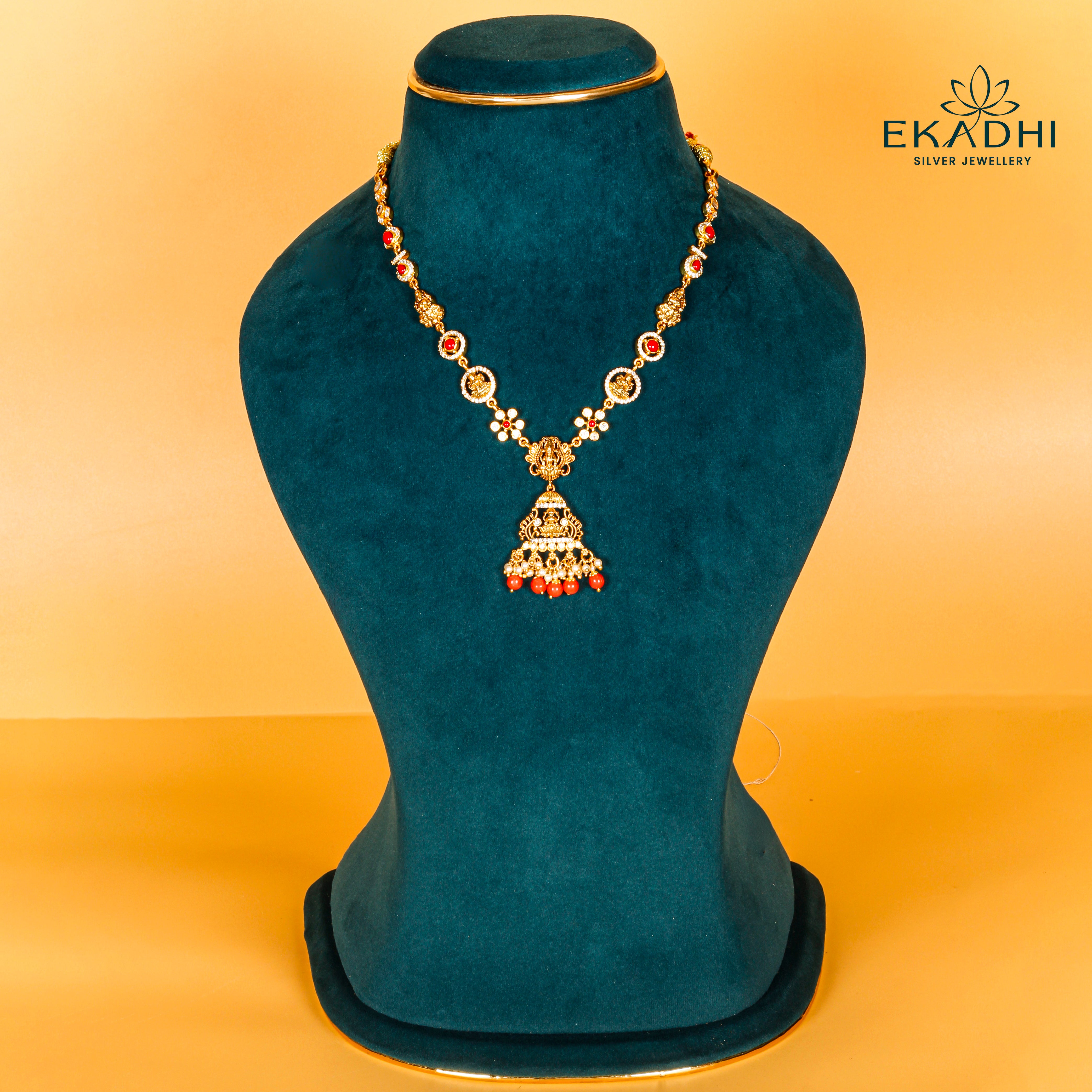HJ6408 - NAKSHI CZ NECKLACE