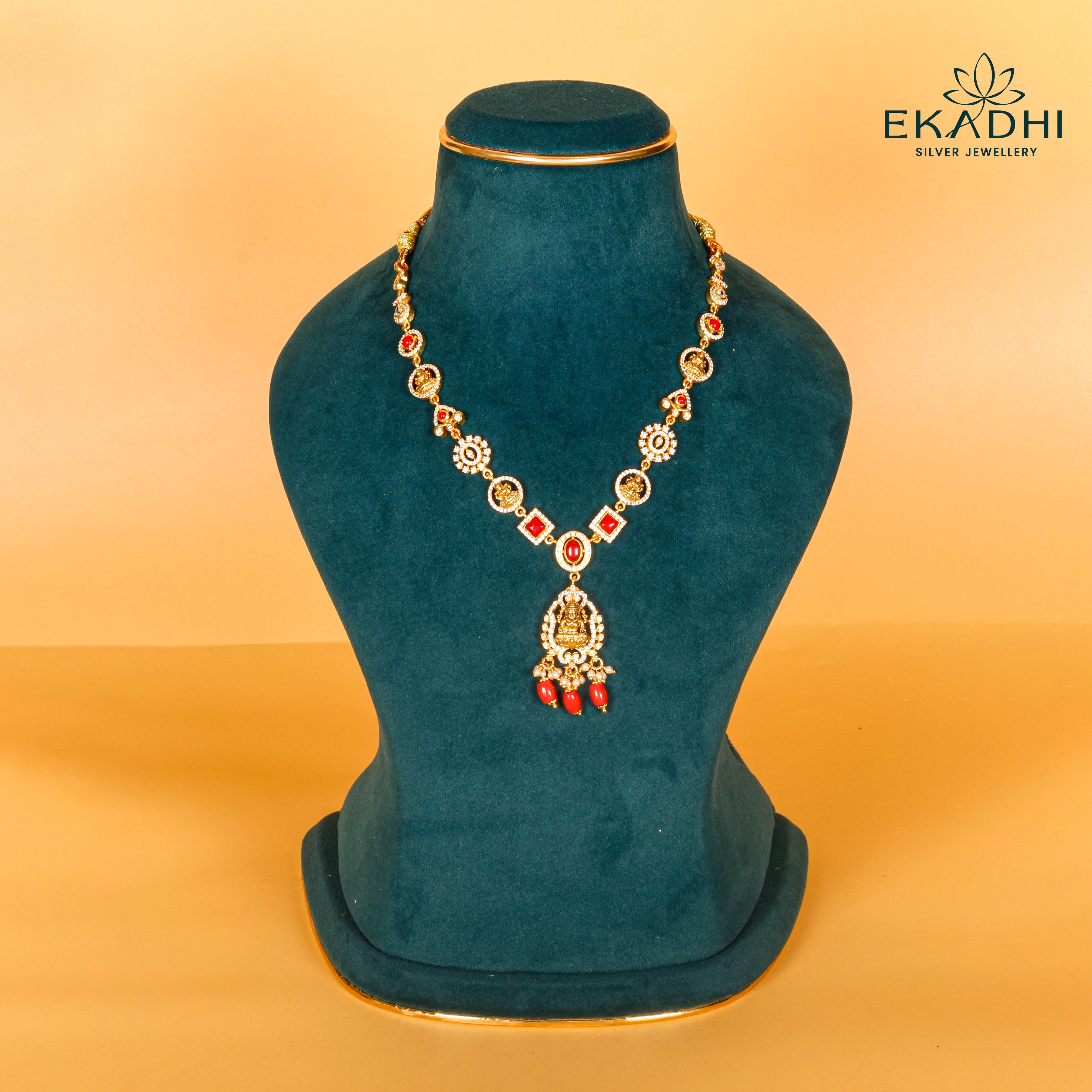 HJ6409 - NAKSHI CZ NECKLACE