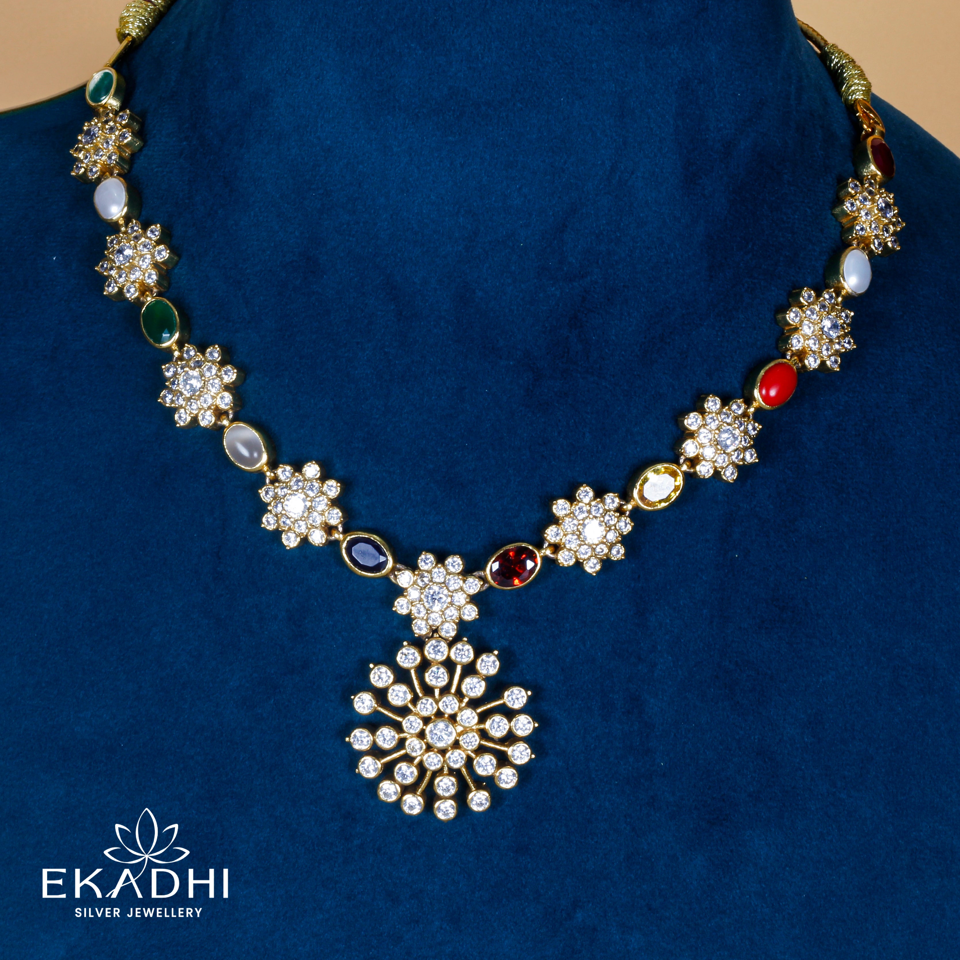 HJ6420 β NAKSHI CZ NECKLACE