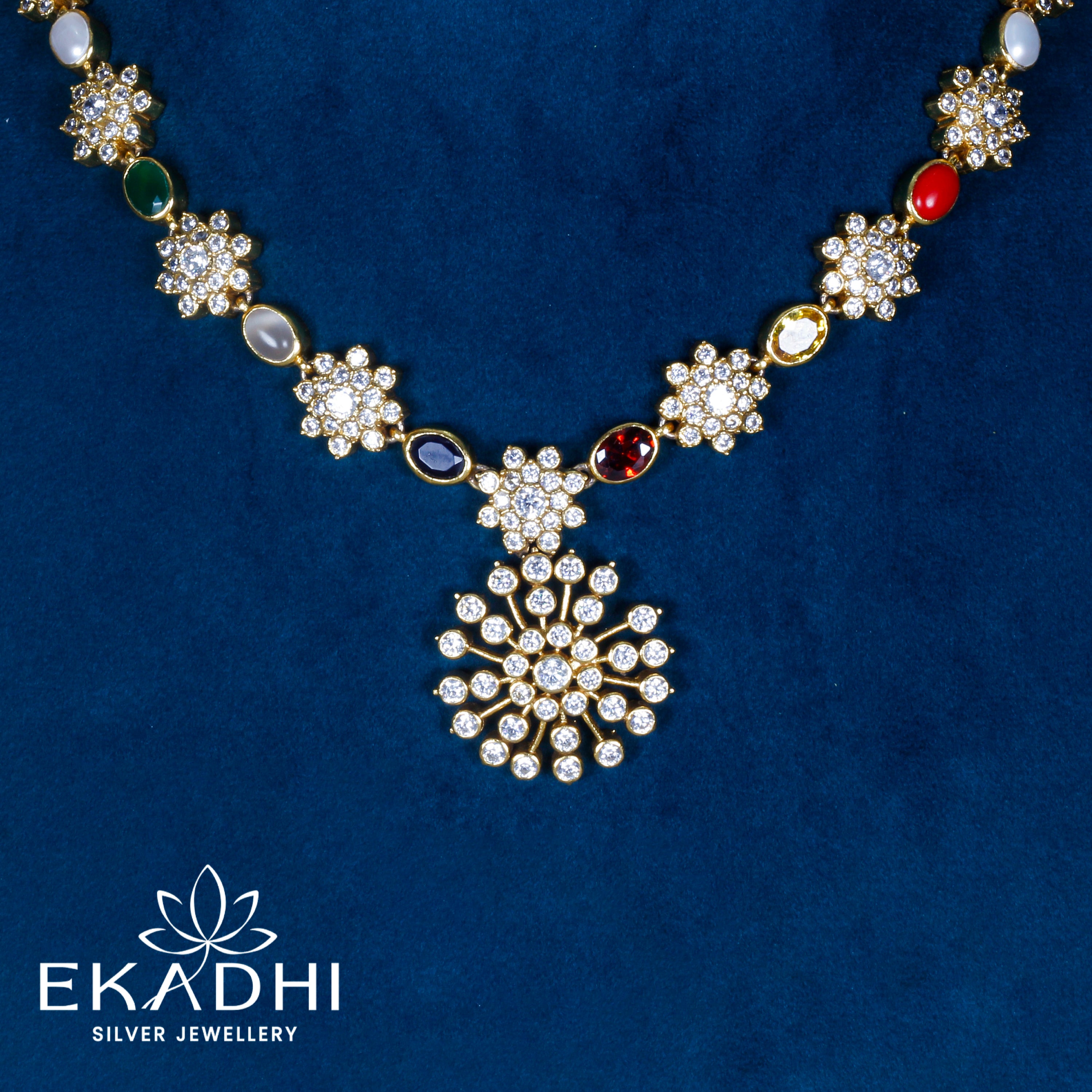 HJ6420 β NAKSHI CZ NECKLACE