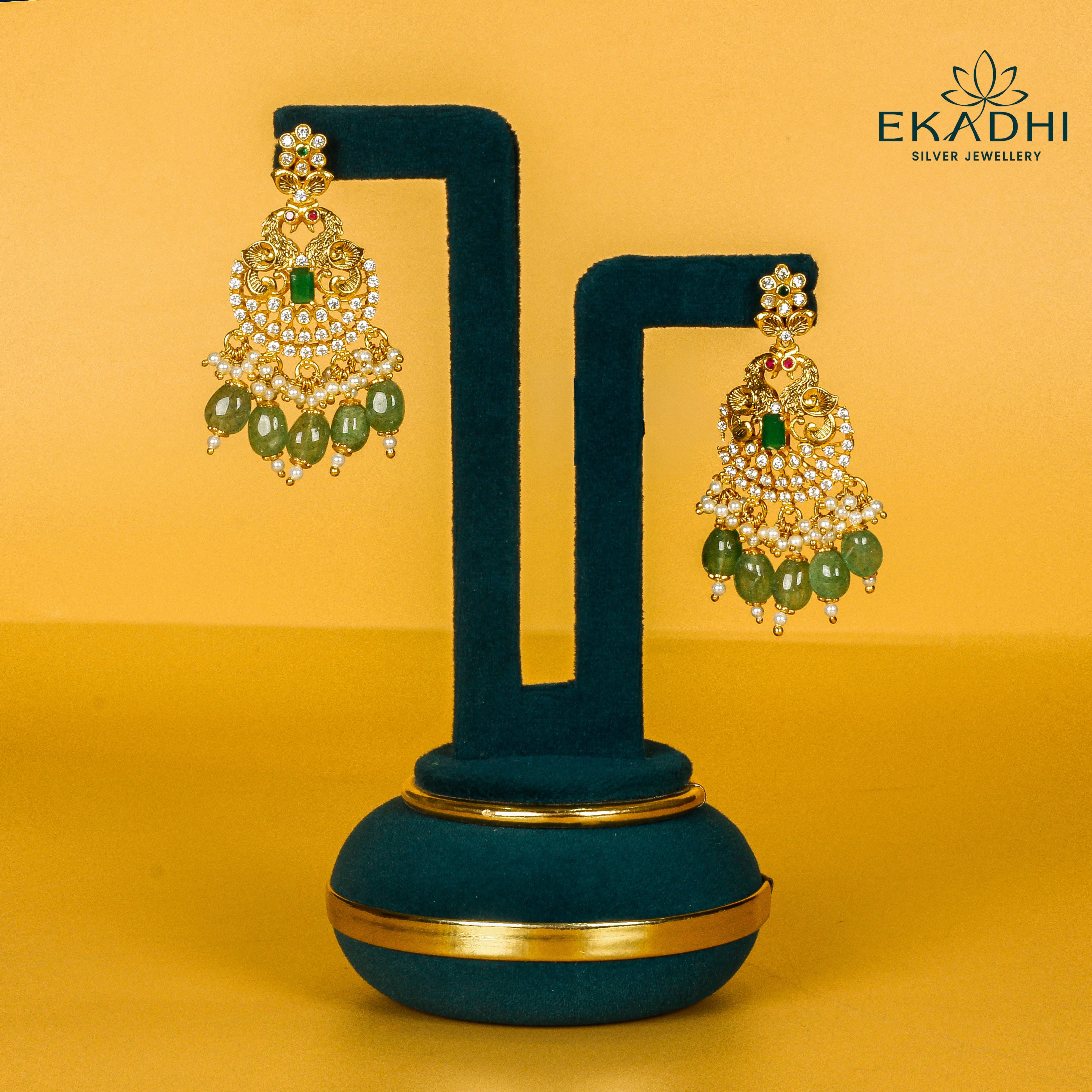 HJ6425 - CZ EARRING