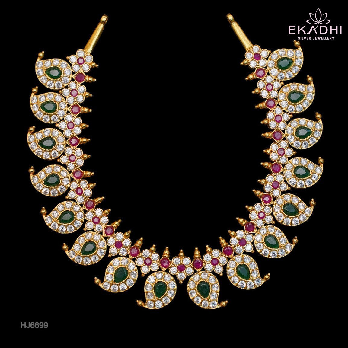 HJ6699-Nakshi CZ Necklace