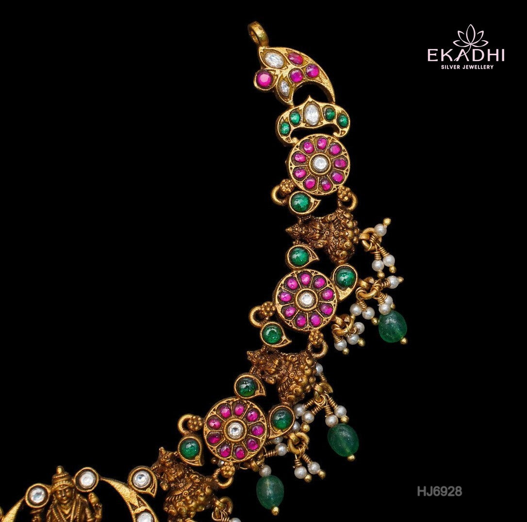 HJ6928-Nakshi Kundan Necklace