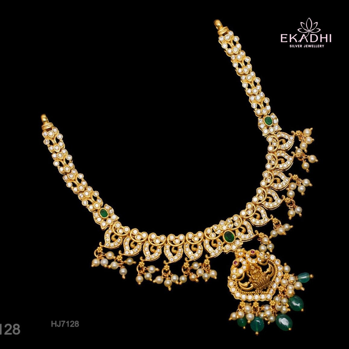HJ7128 - Nakshi CZ Necklace