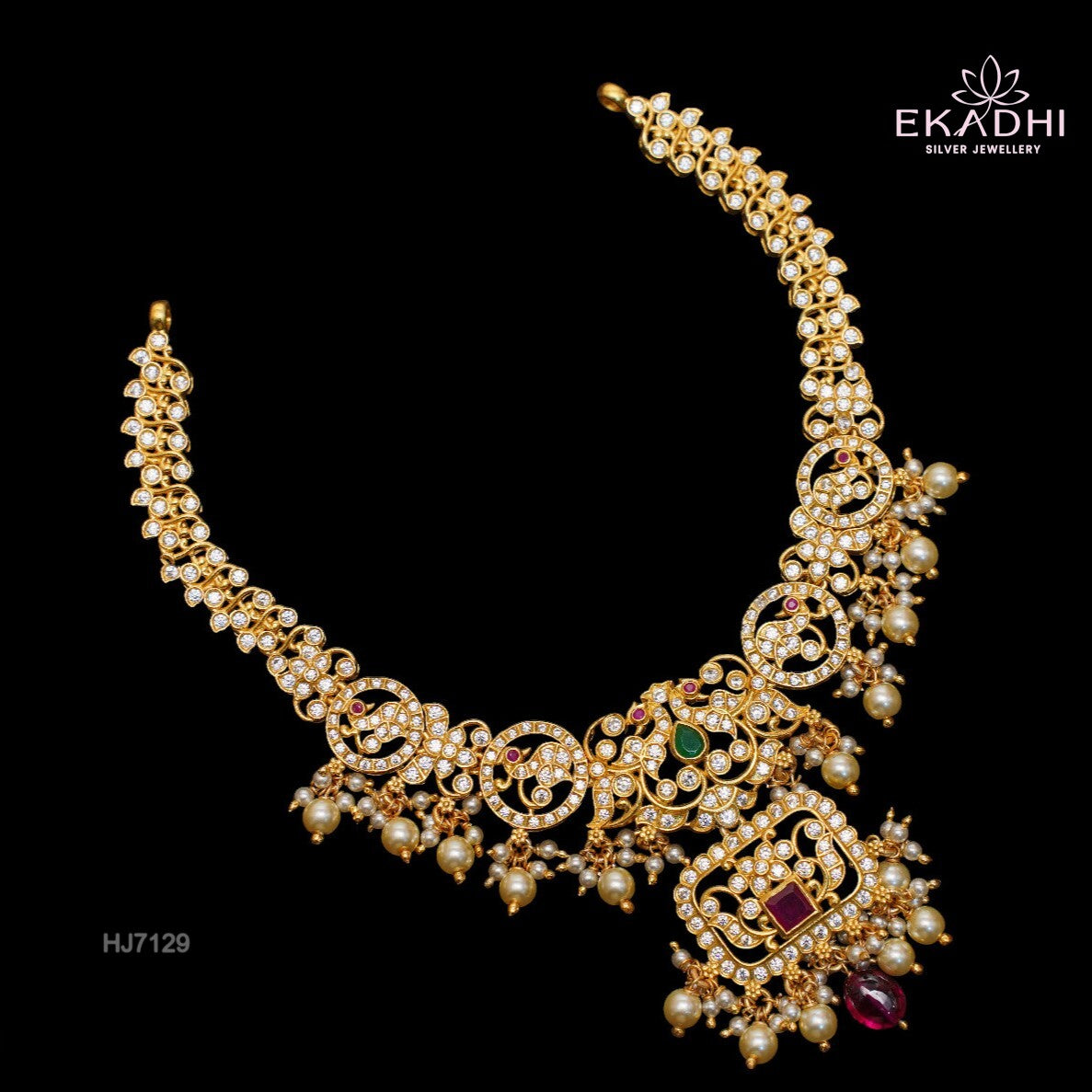 HJ7129-Nackhi CZ Necklace