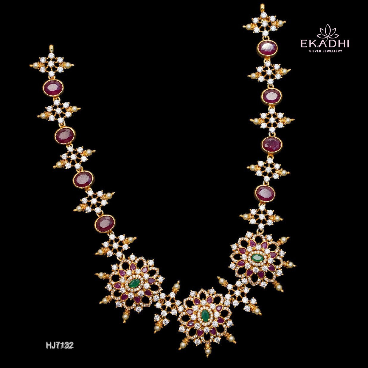 HJ7132 – Nakshi CZ Necklace