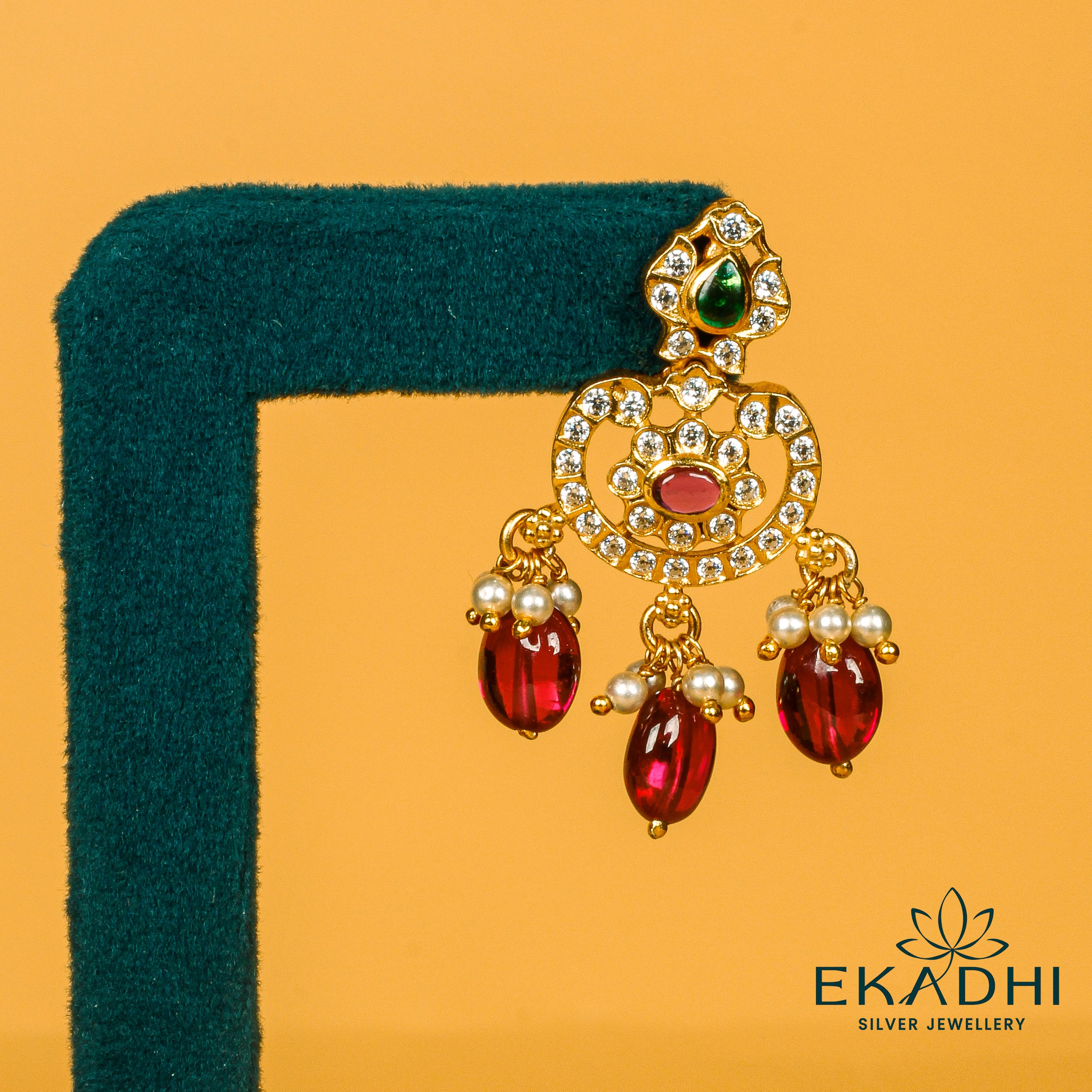 HJ7207 - NAKSHI CZ EARRING