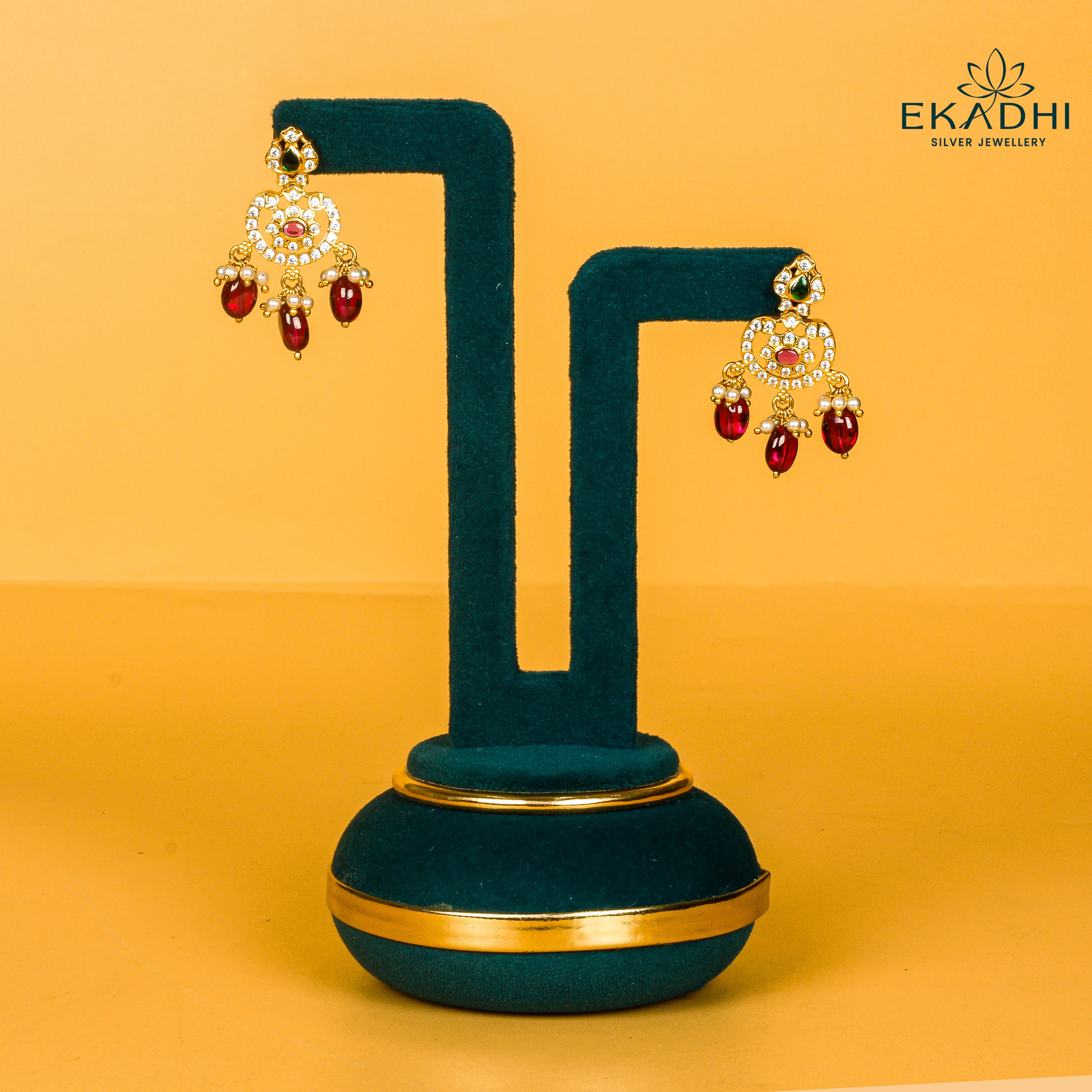 HJ7207 - NAKSHI CZ EARRING