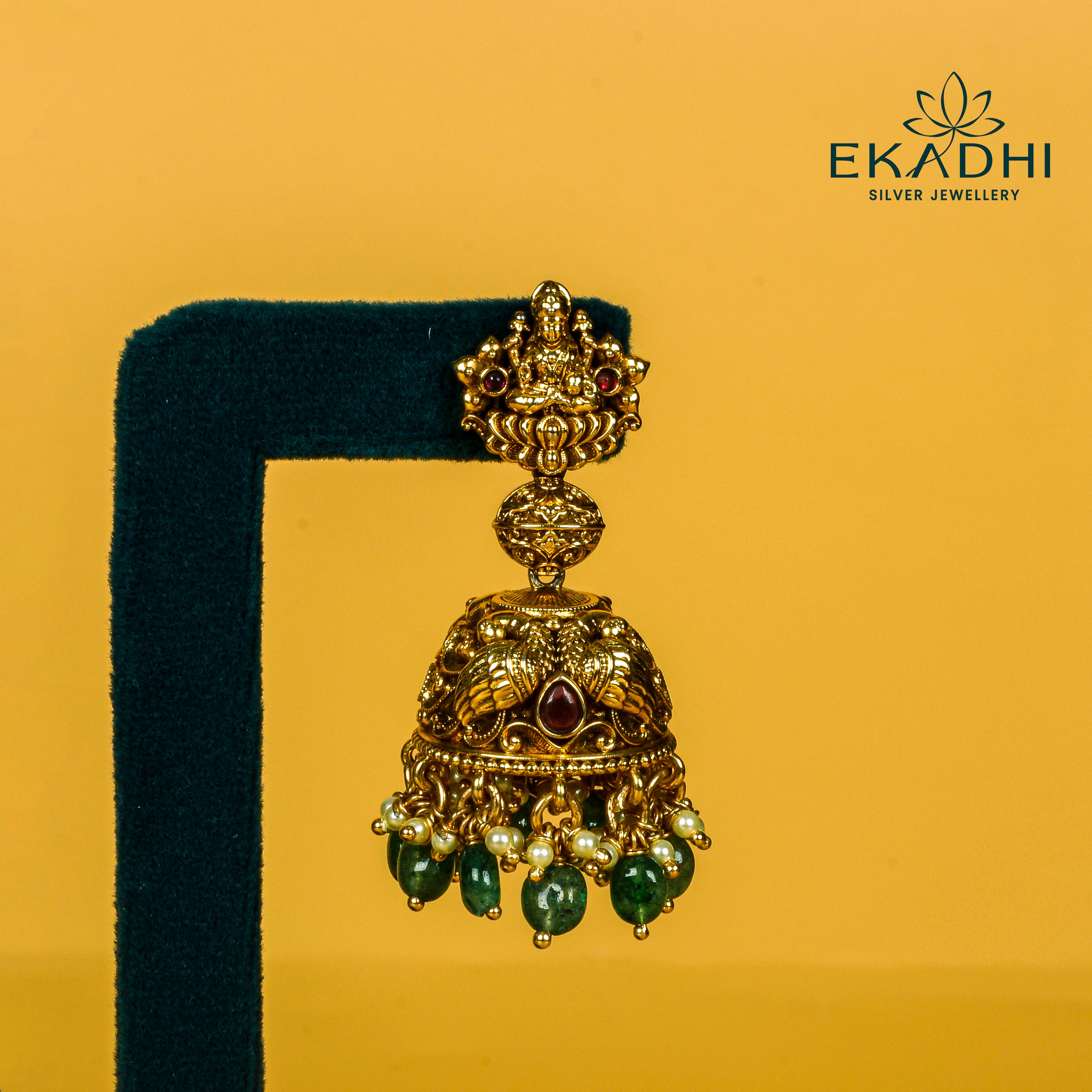 HJ7255 - NAKSHI ULW JHUMKA