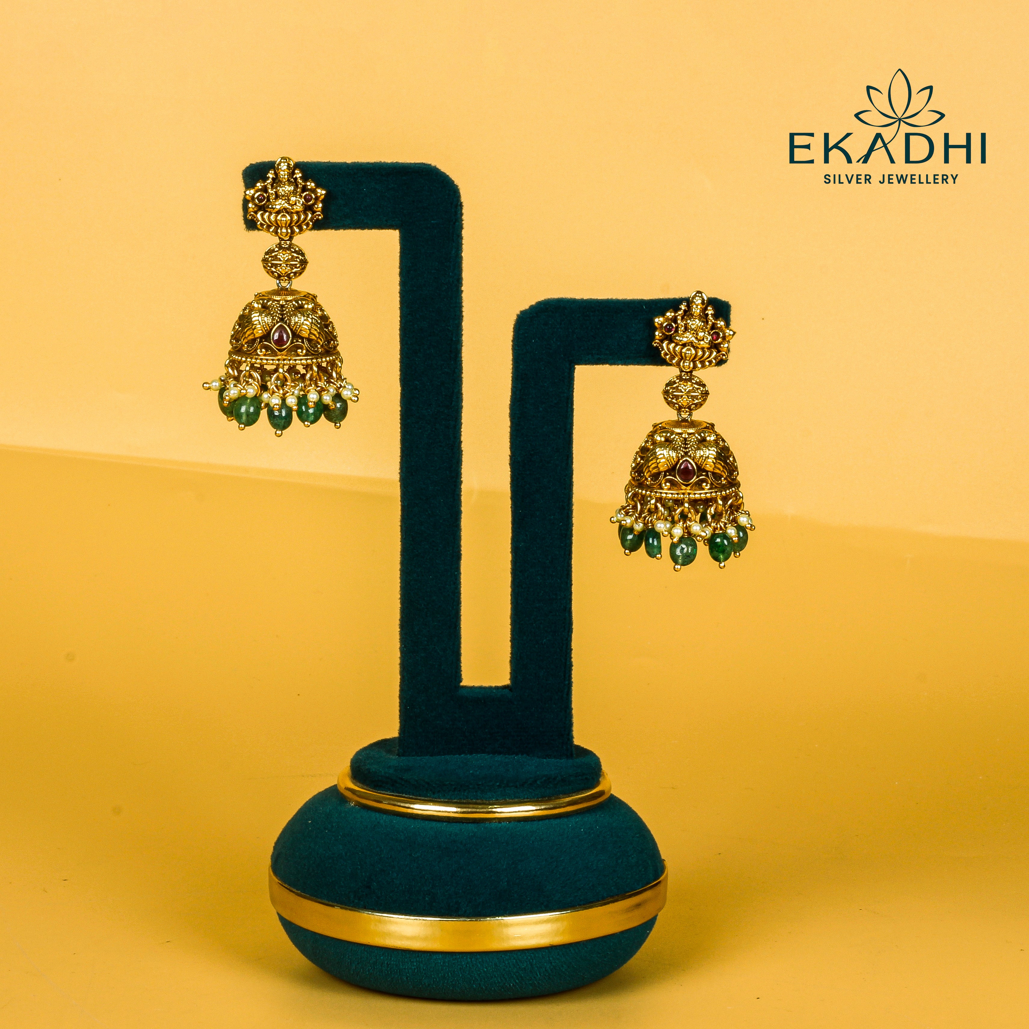 HJ7255 - NAKSHI ULW JHUMKA